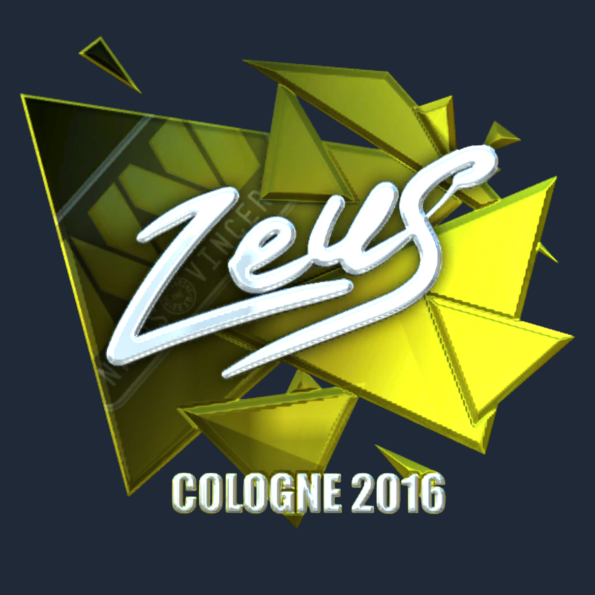 Sticker | Zeus (Foil) | Cologne 2016 Screenshot