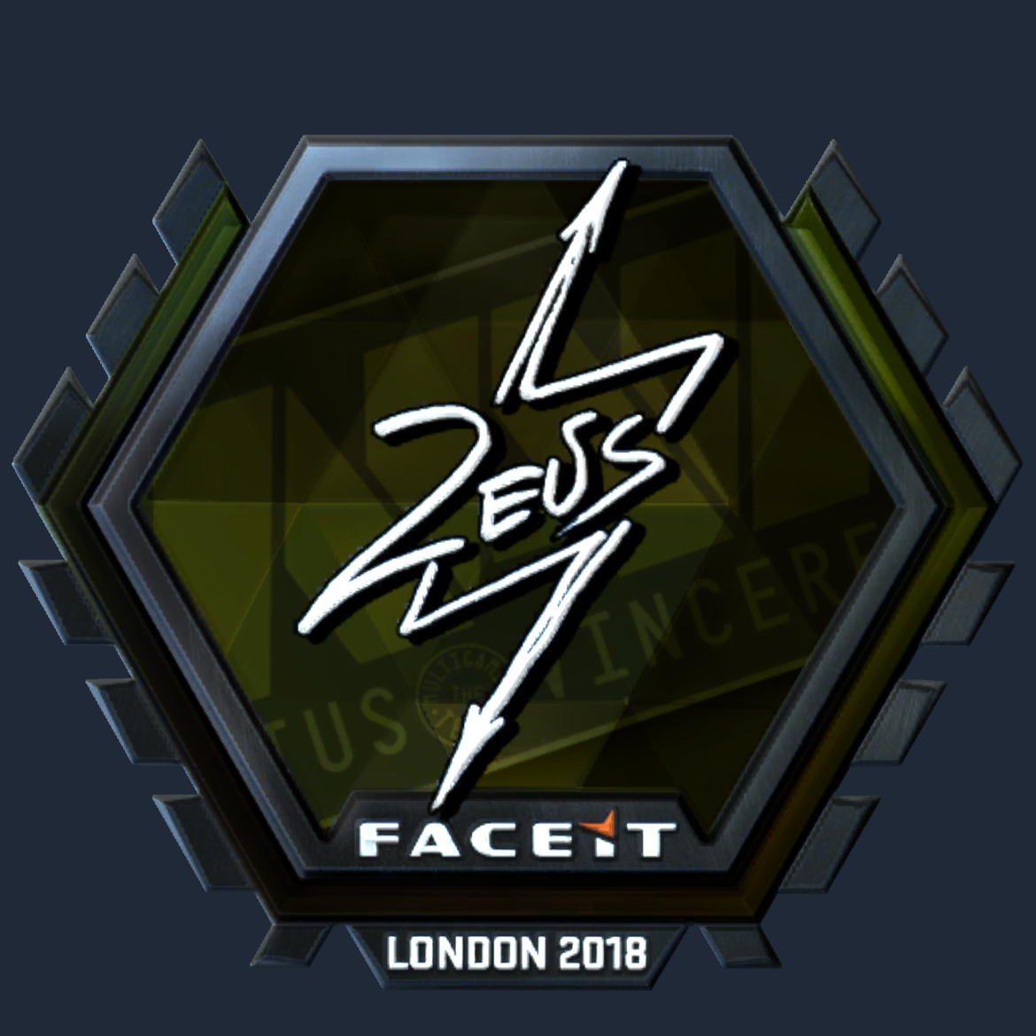 Sticker | Zeus (Foil) | London 2018 Screenshot