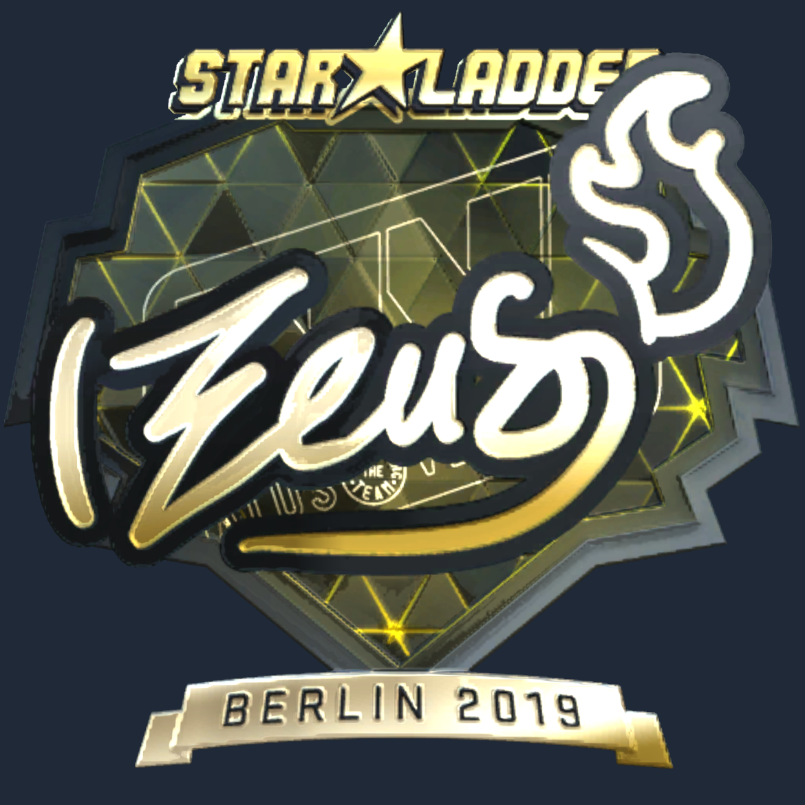 Sticker | Zeus (Gold) | Berlin 2019 Screenshot