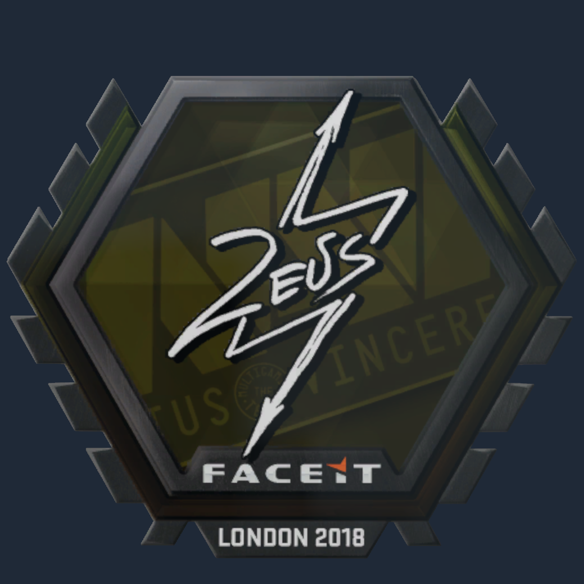 Sticker | Zeus | London 2018 Screenshot
