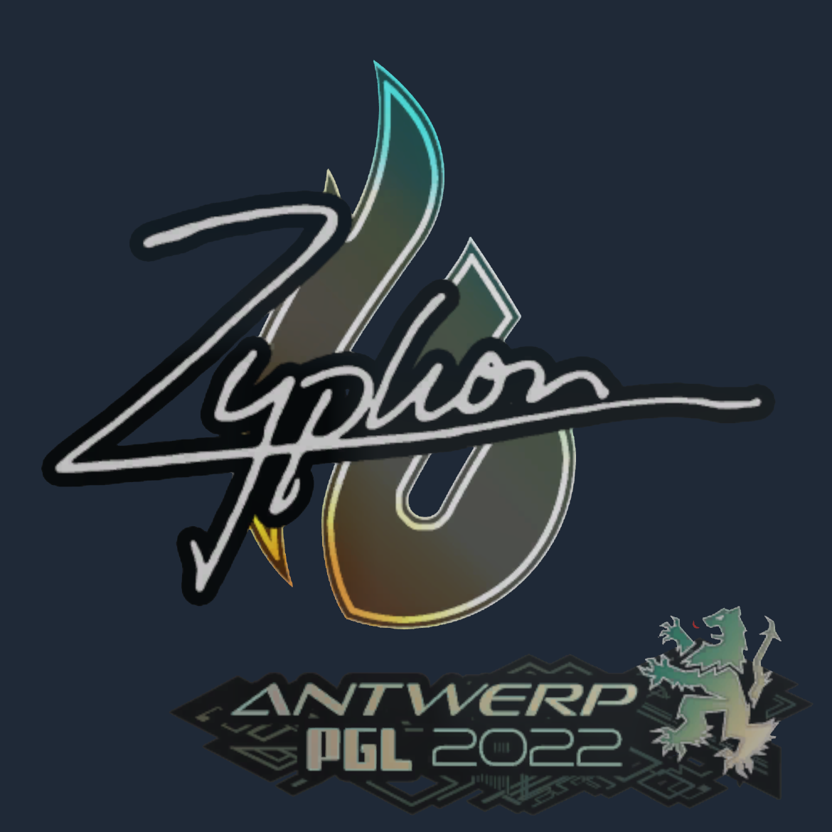 Sticker | Zyphon | Antwerp 2022 Screenshot