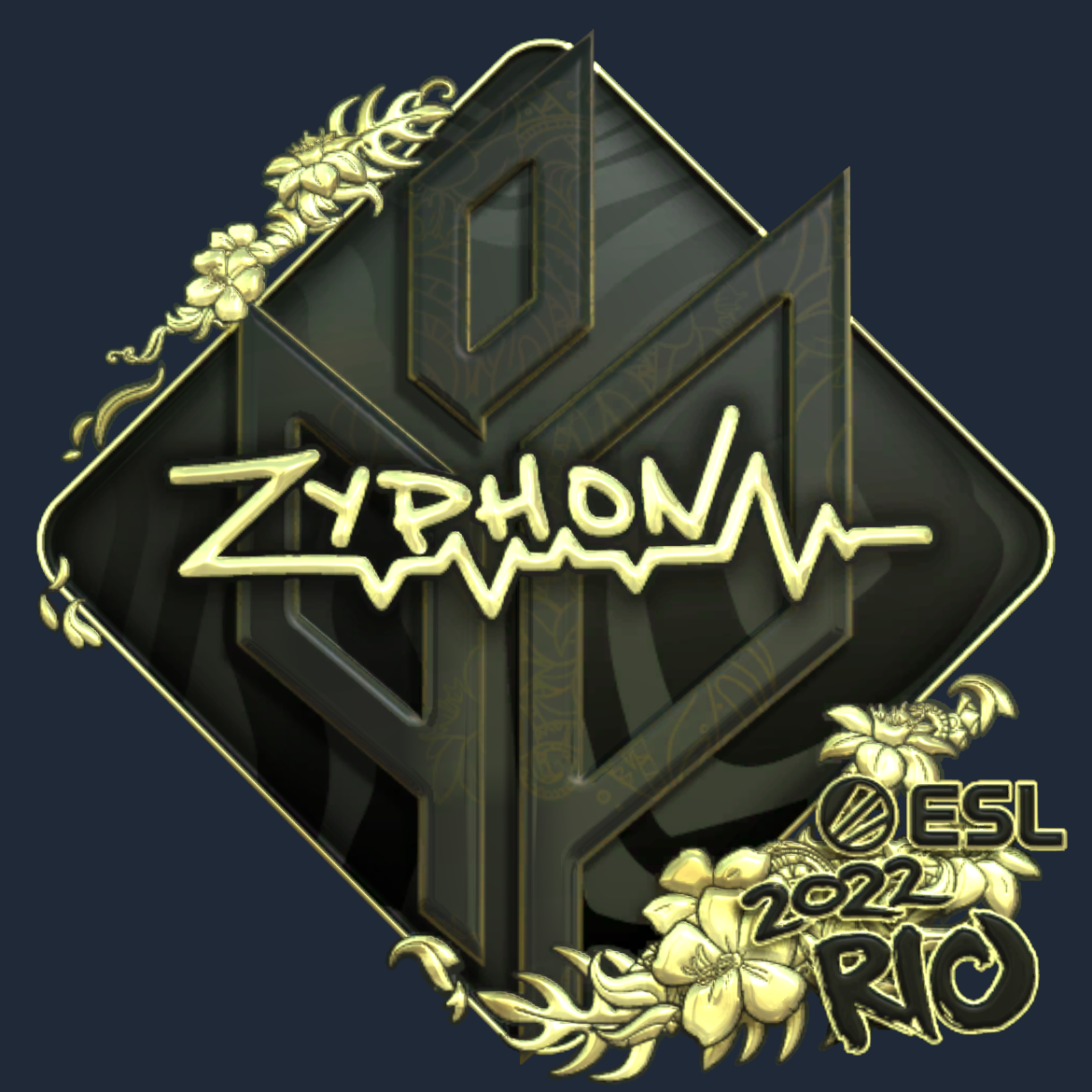Sticker | Zyphon (Gold) | Rio 2022 Screenshot