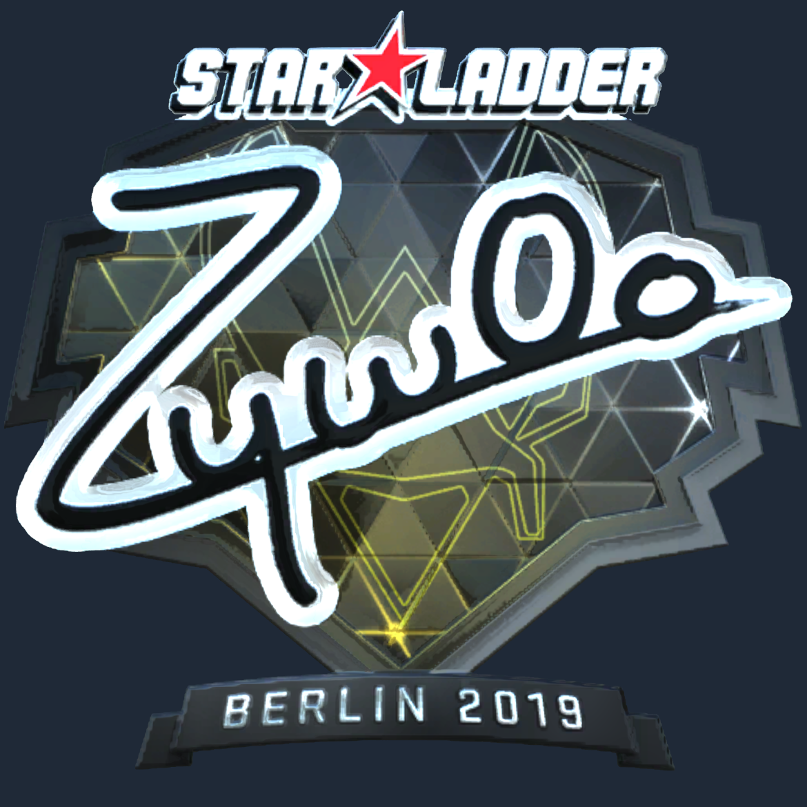 Sticker | ZywOo (Foil) | Berlin 2019 Screenshot