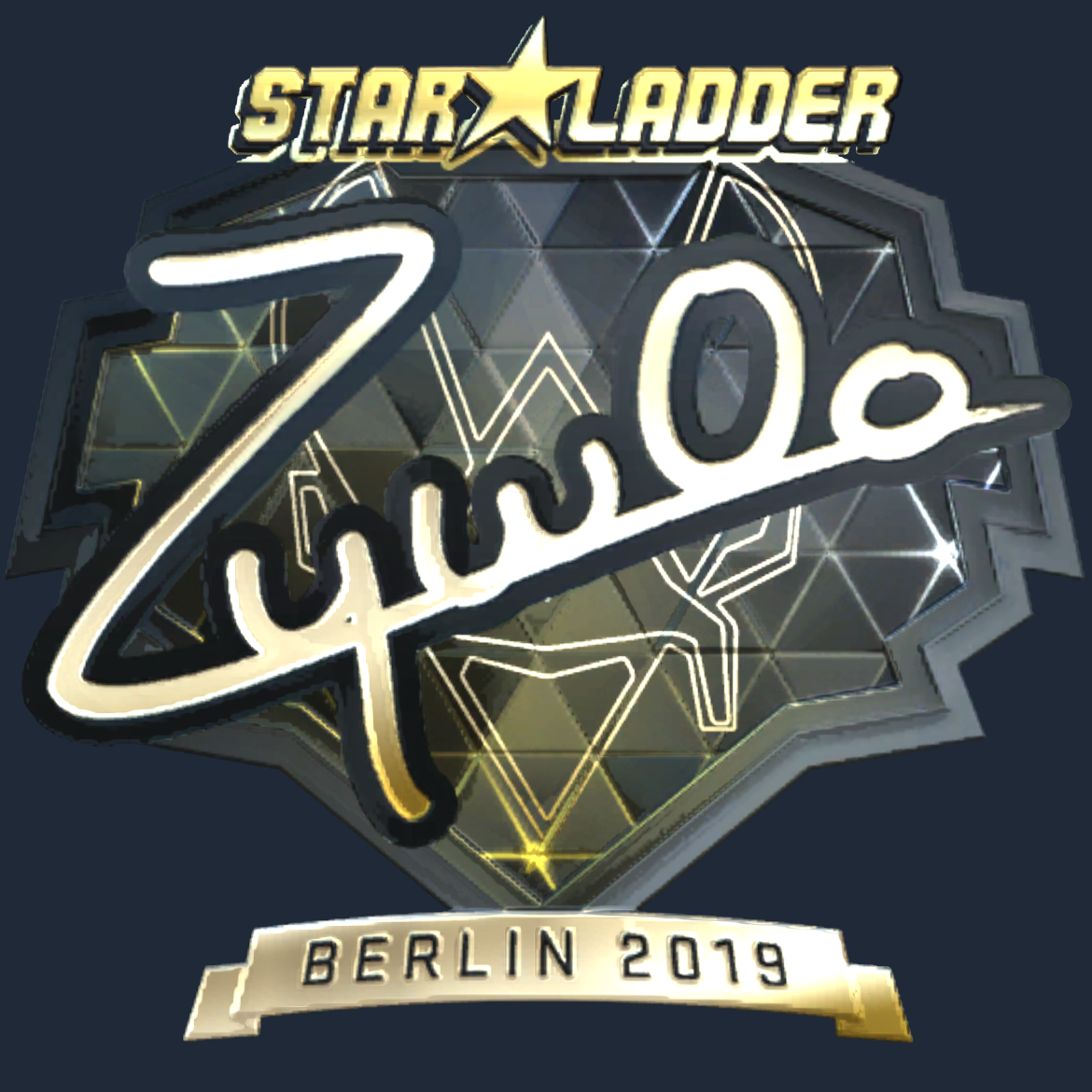 Sticker | ZywOo (Gold) | Berlin 2019 Screenshot