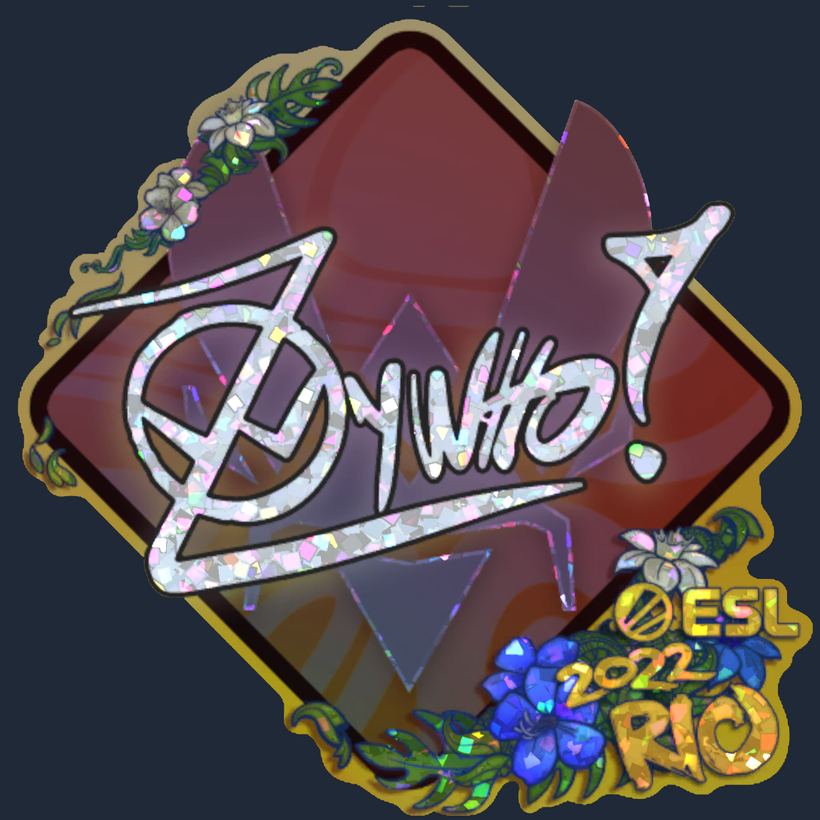 Sticker | ZywOo (Glitter) | Rio 2022 Screenshot