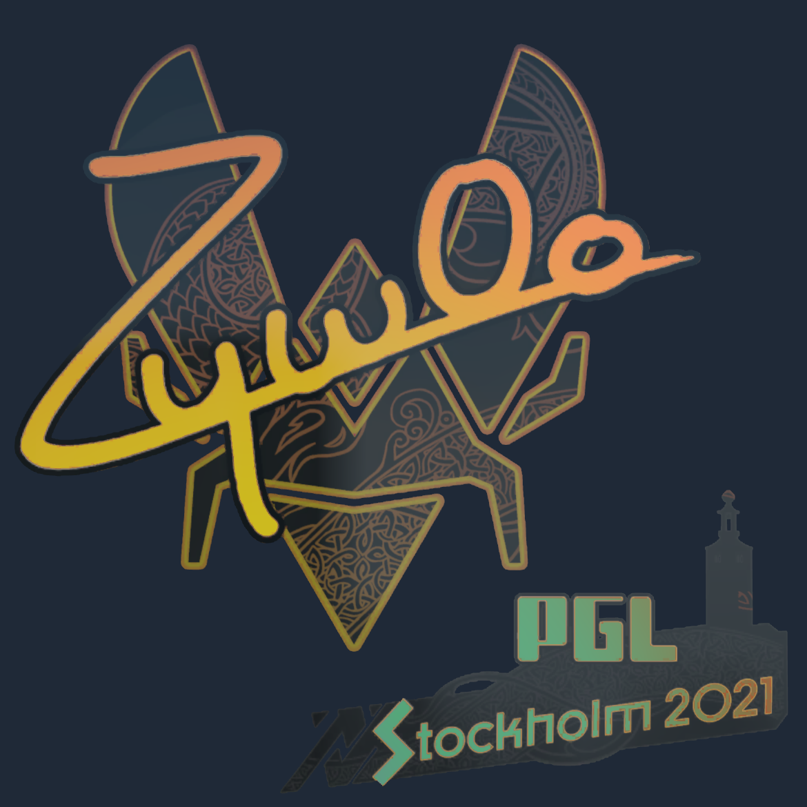 Sticker | ZywOo (Holo) | Stockholm 2021 Screenshot