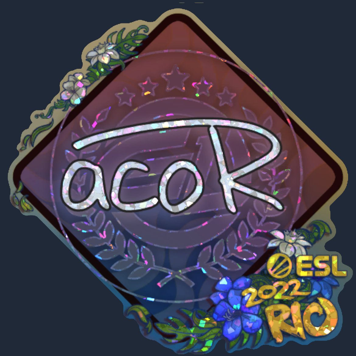 Sticker | acoR (Glitter) | Rio 2022 Screenshot