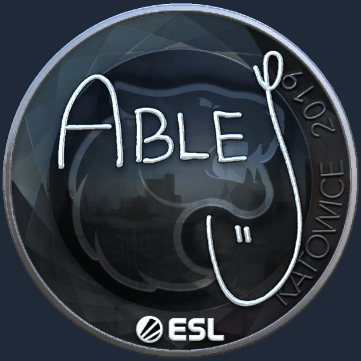 Sticker | ableJ (Foil) | Katowice 2019 Screenshot