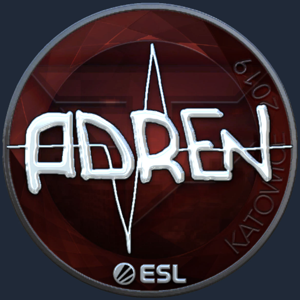 Sticker | AdreN (Foil) | Katowice 2019 Screenshot