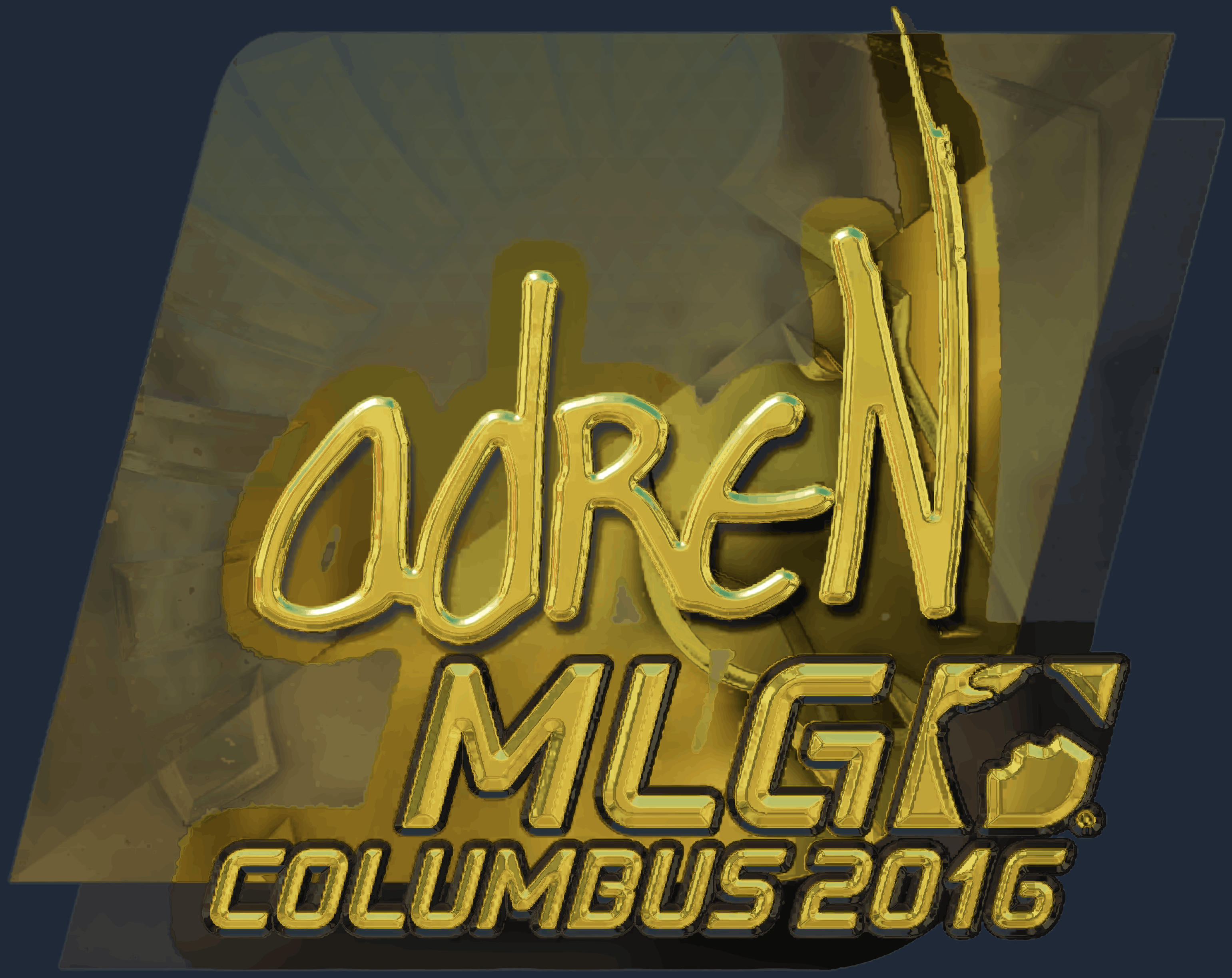 Sticker | adreN (Gold) | MLG Columbus 2016 Screenshot