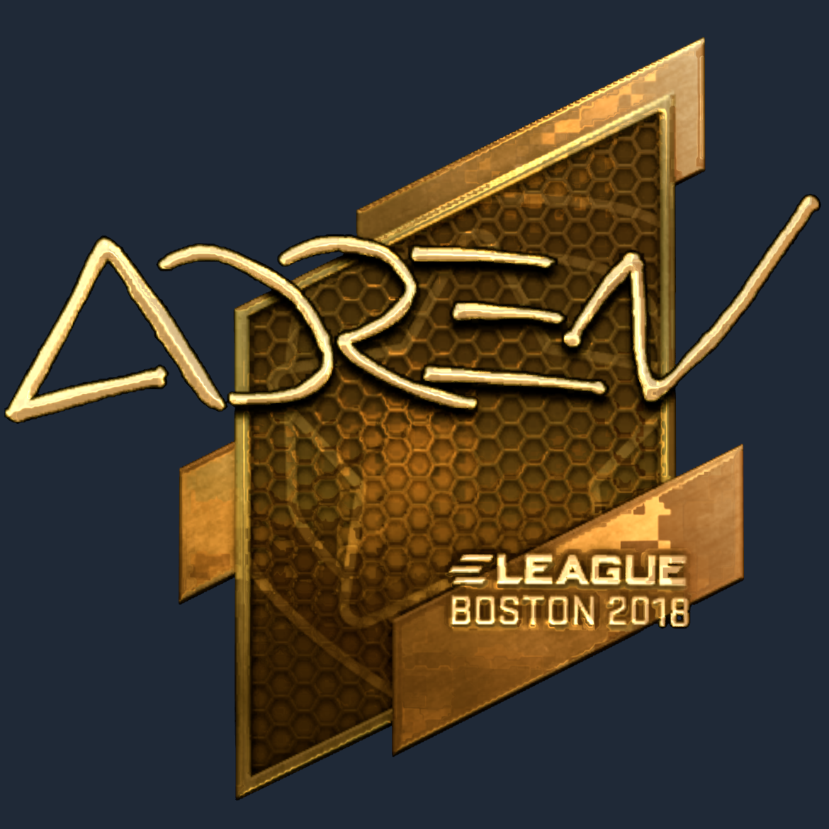 Sticker | AdreN (Gold) | Boston 2018 Screenshot