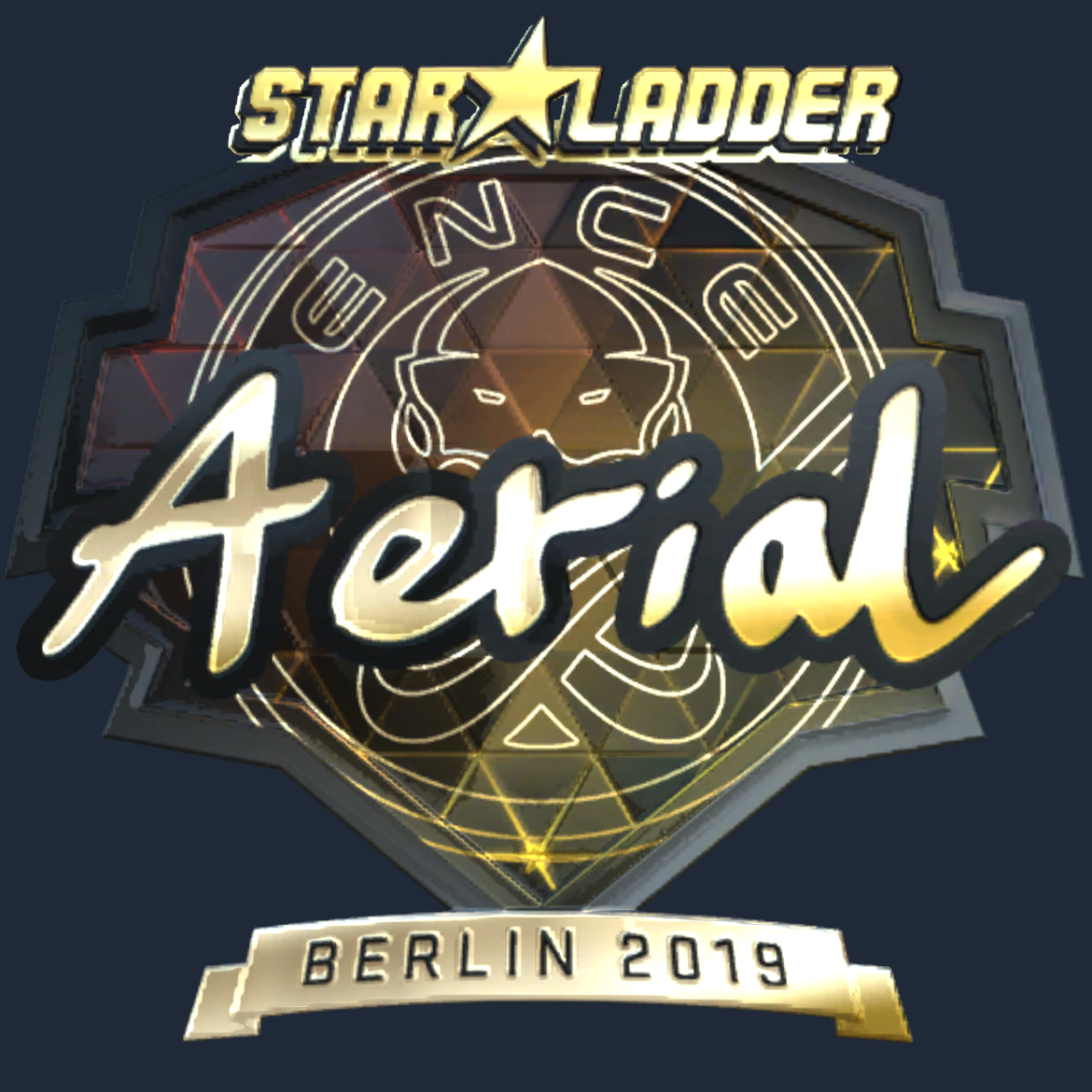 Sticker | Aerial (Gold) | Berlin 2019 Screenshot