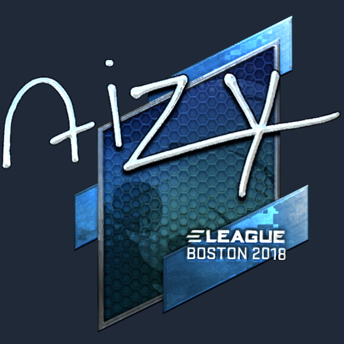 Sticker | aizy (Foil) | Boston 2018 Screenshot