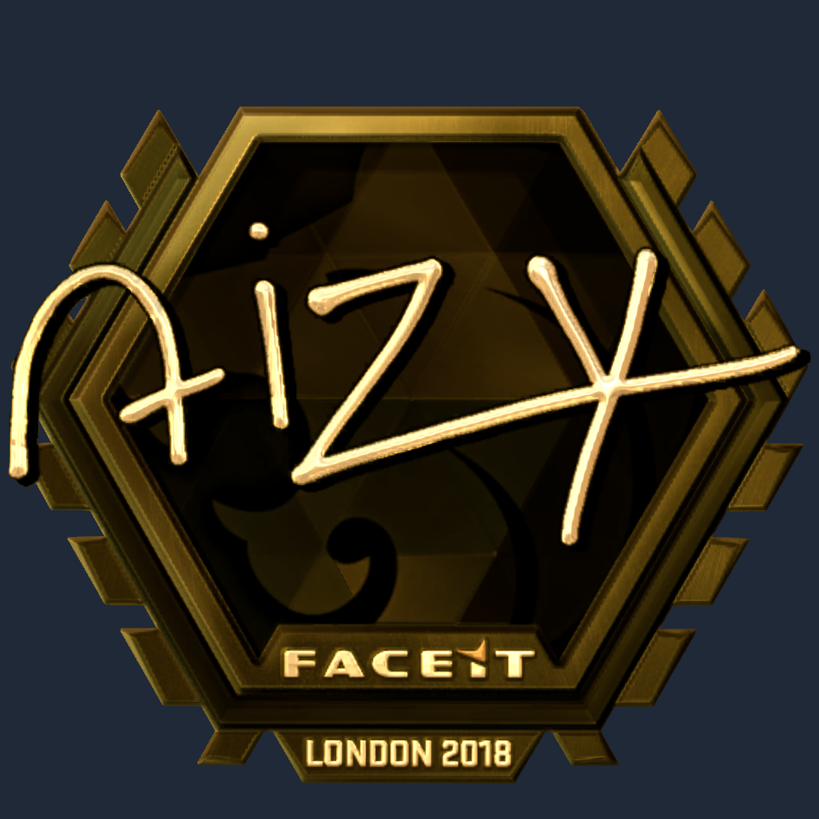 Sticker | aizy (Gold) | London 2018 Screenshot