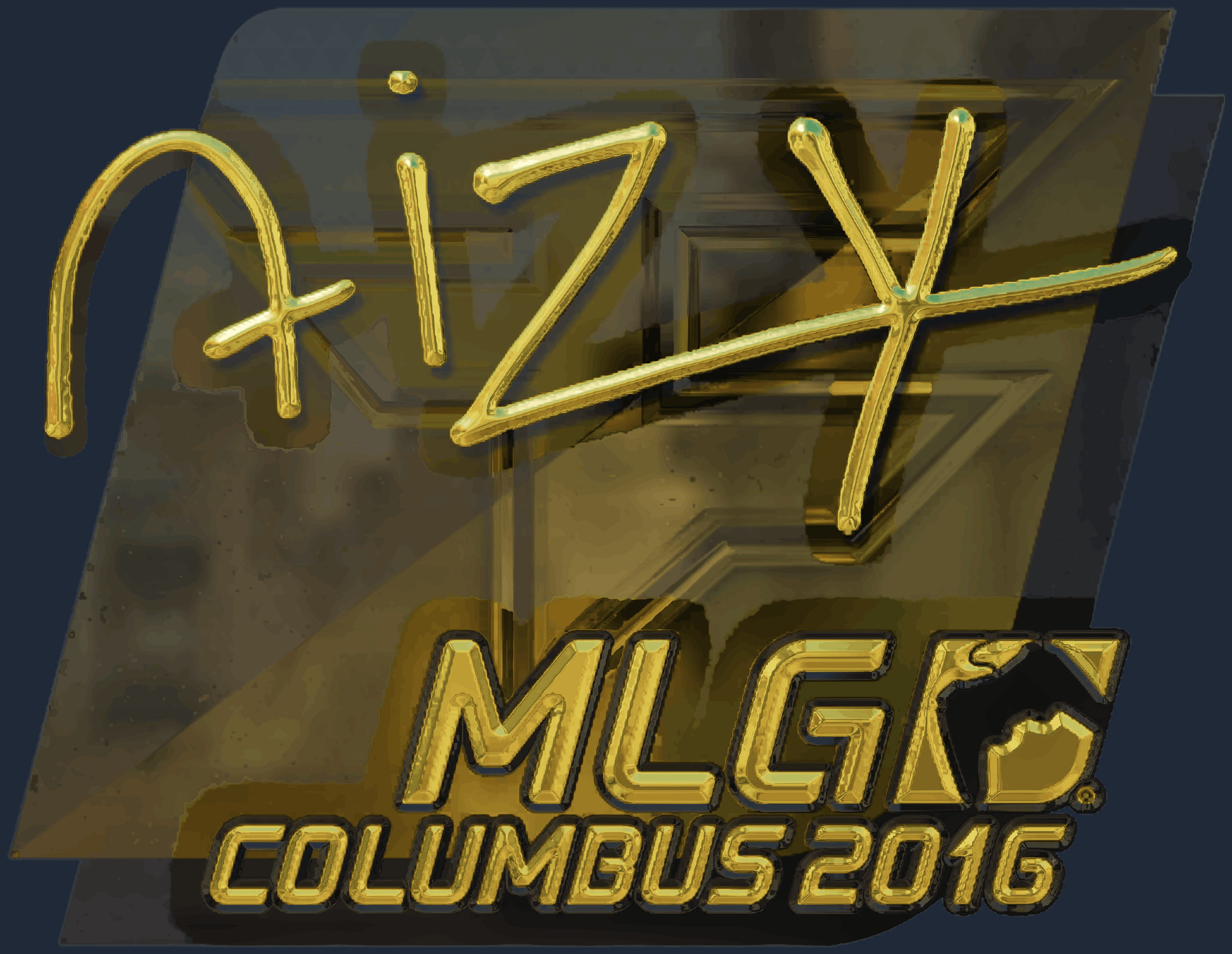 Sticker | aizy (Gold) | MLG Columbus 2016 Screenshot