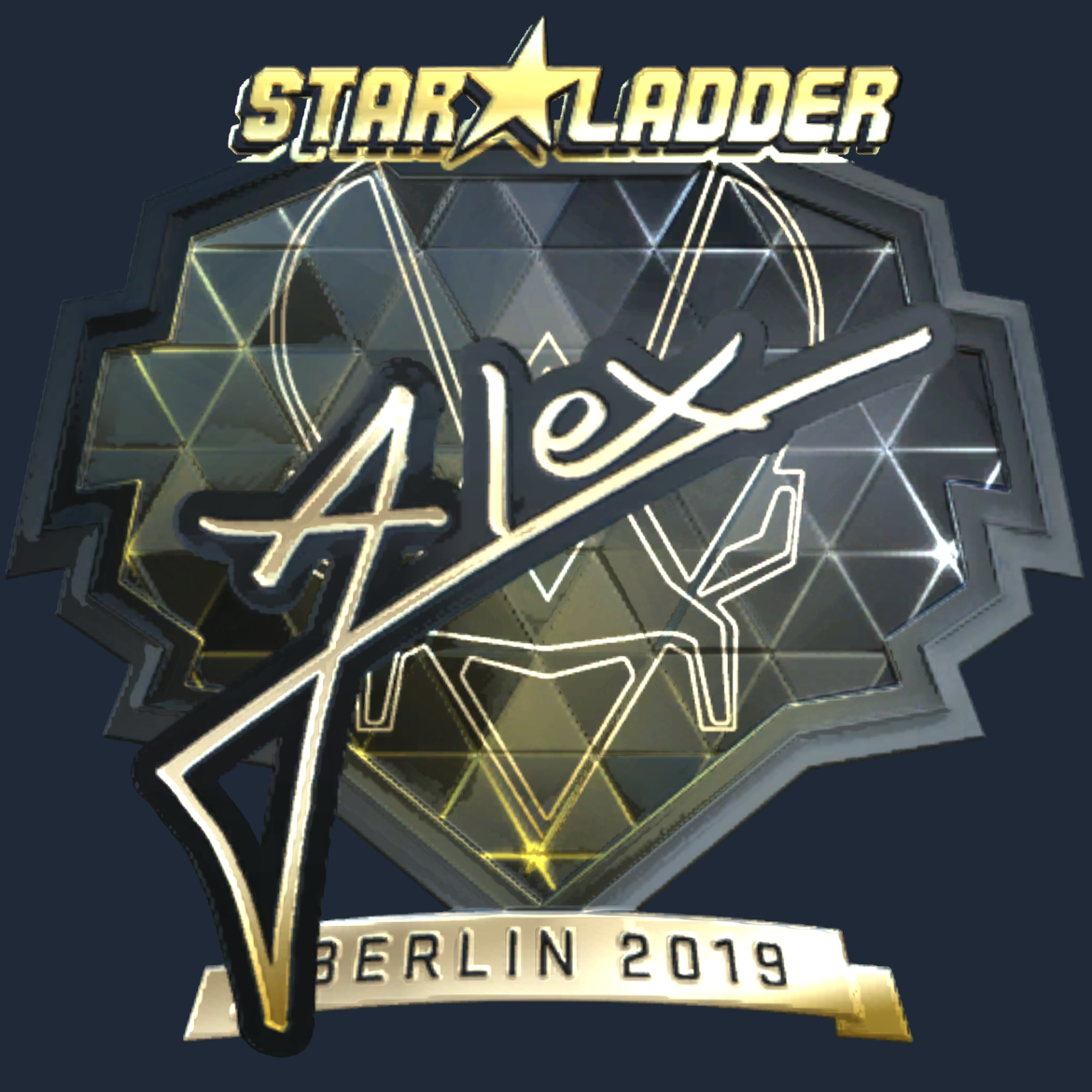 Sticker | ALEX (Gold) | Berlin 2019 Screenshot