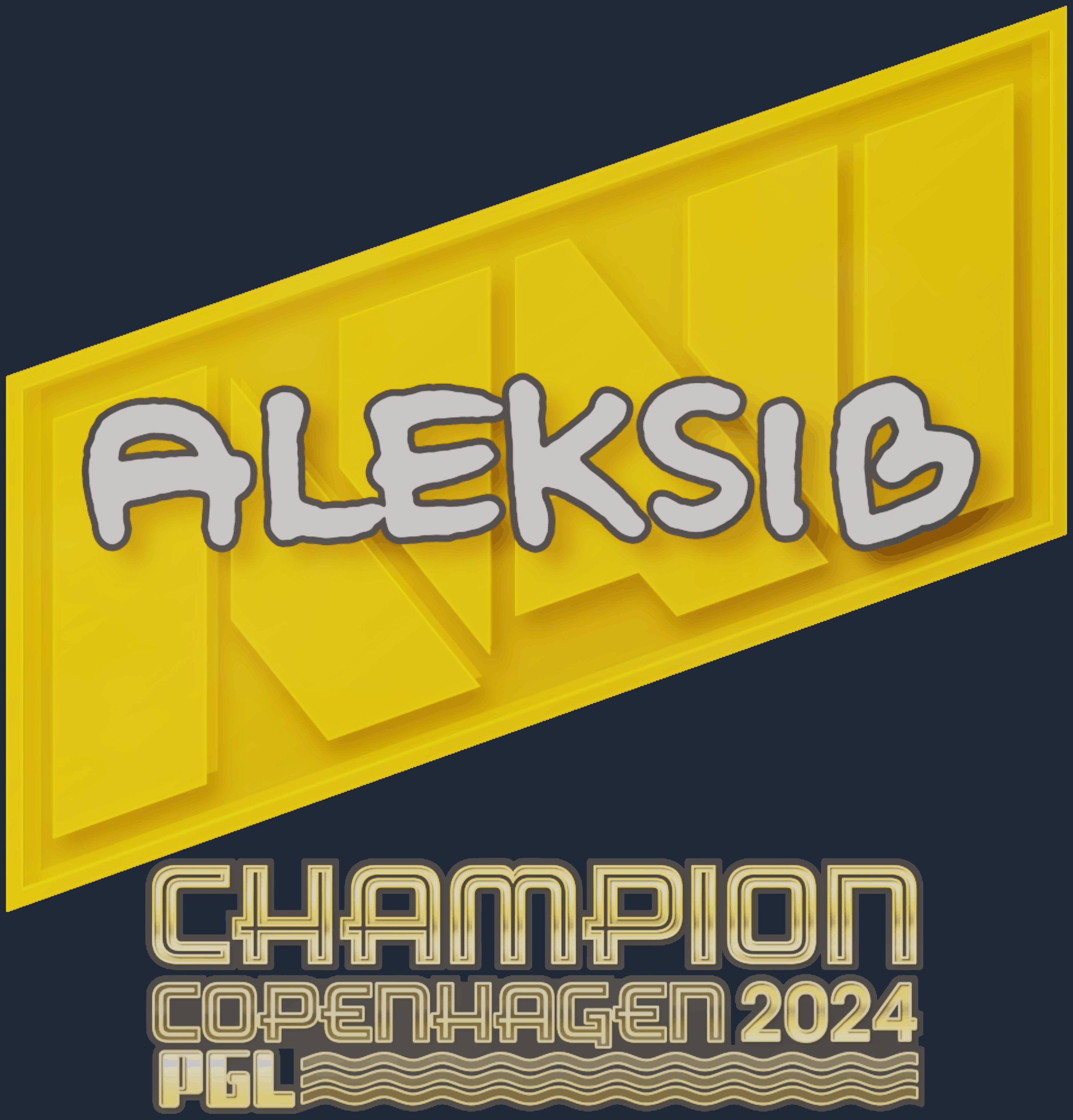 Sticker | Aleksib (Champion) | Copenhagen 2024 Screenshot
