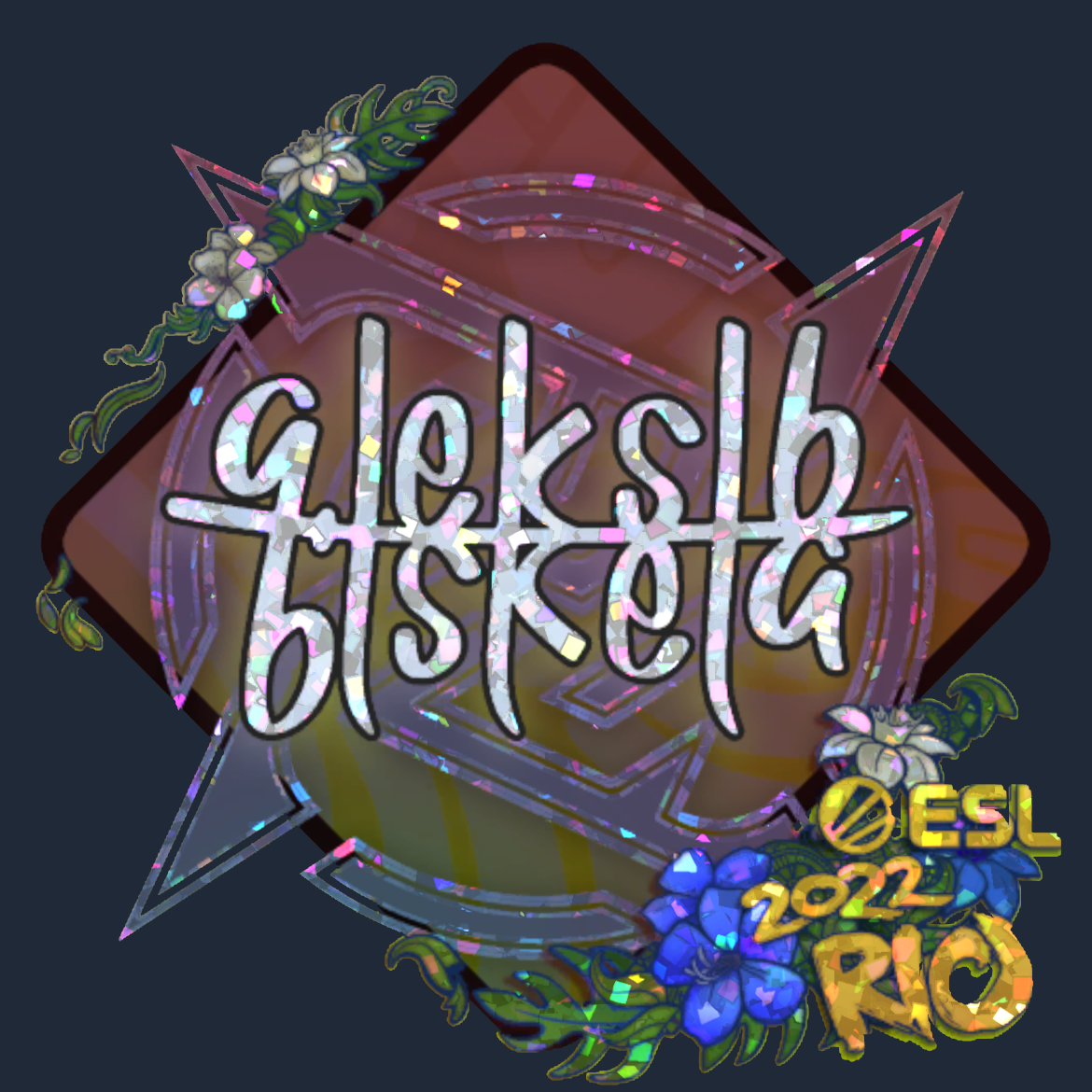 Sticker | Aleksib (Glitter) | Rio 2022 Screenshot