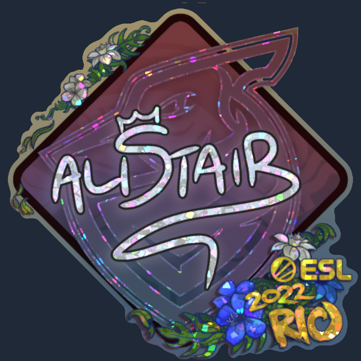 Sticker | aliStair (Glitter) | Rio 2022 Screenshot