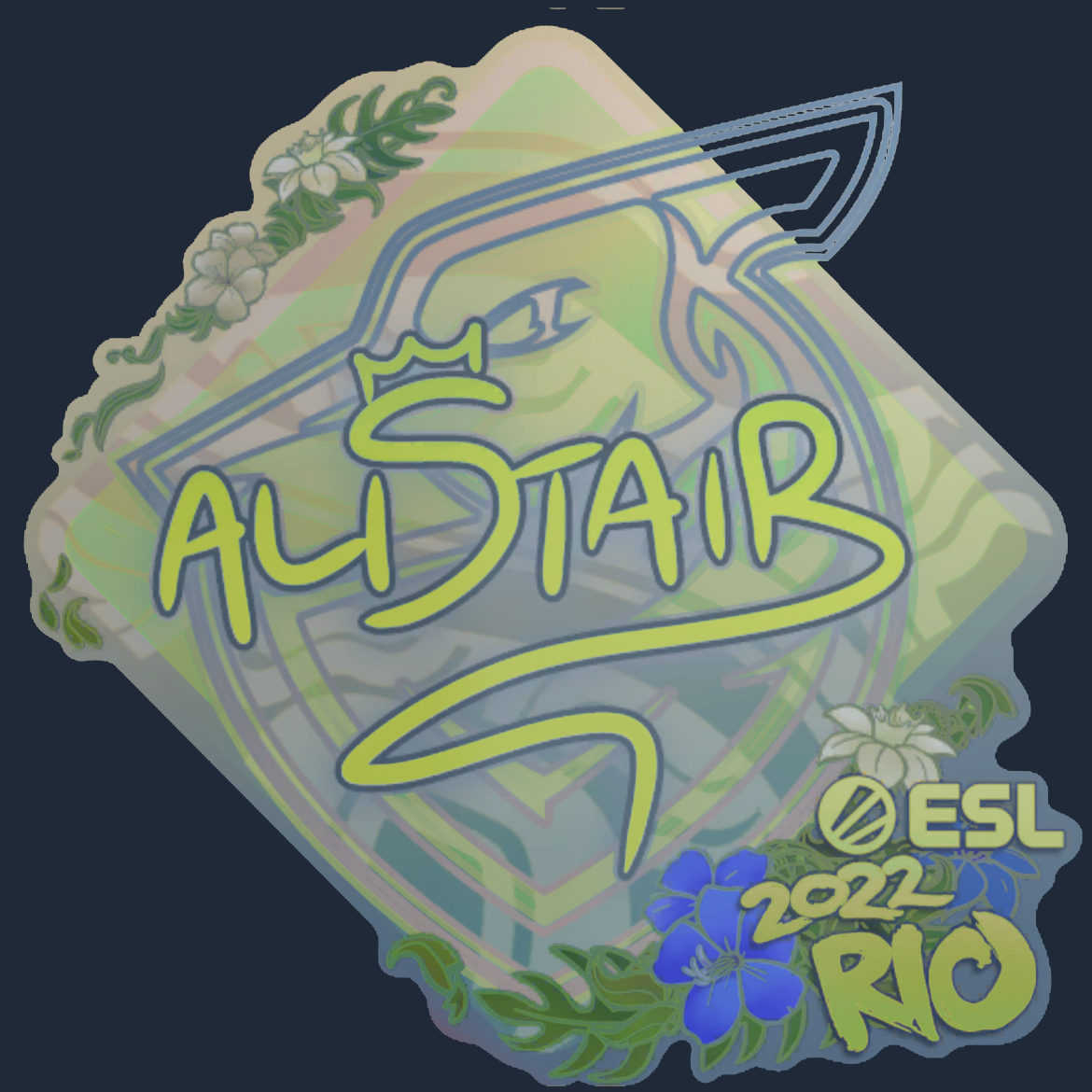 Sticker | aliStair (Holo) | Rio 2022 Screenshot