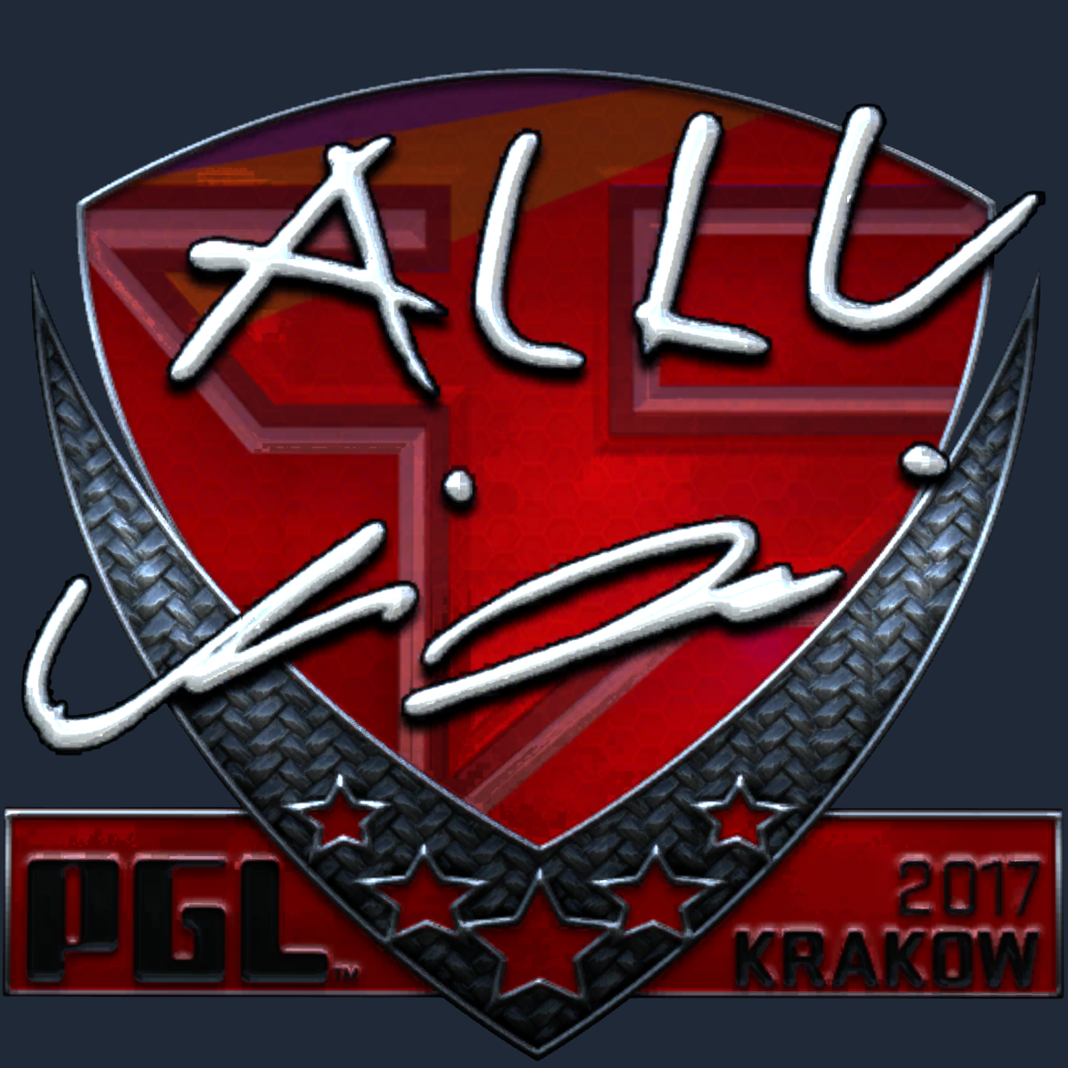 Sticker | allu (Foil) | Krakow 2017 Screenshot