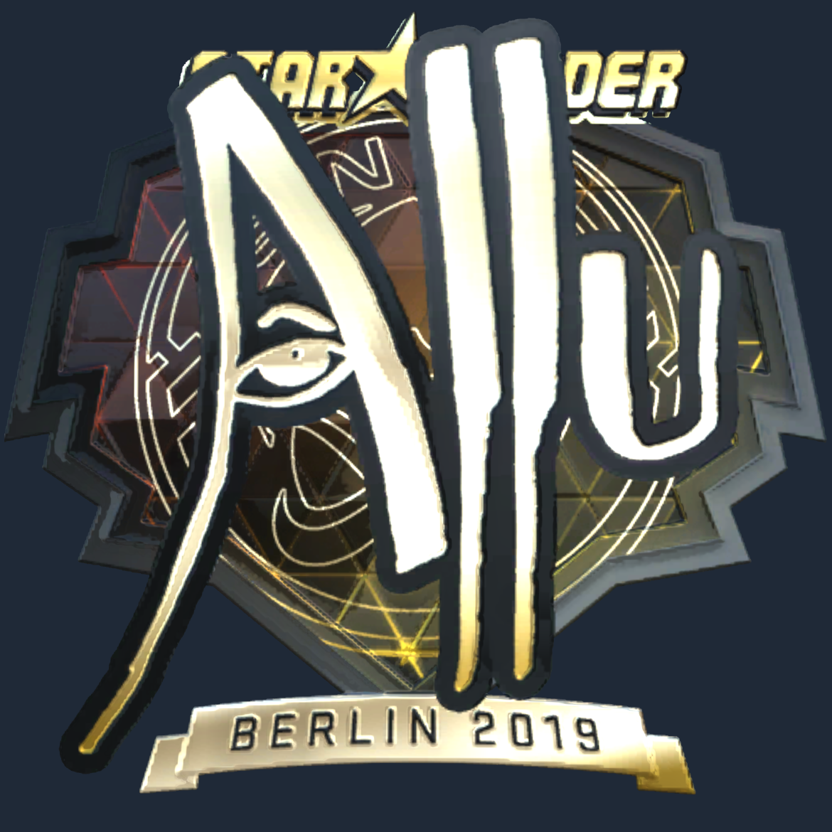 Sticker | allu (Gold) | Berlin 2019 Screenshot