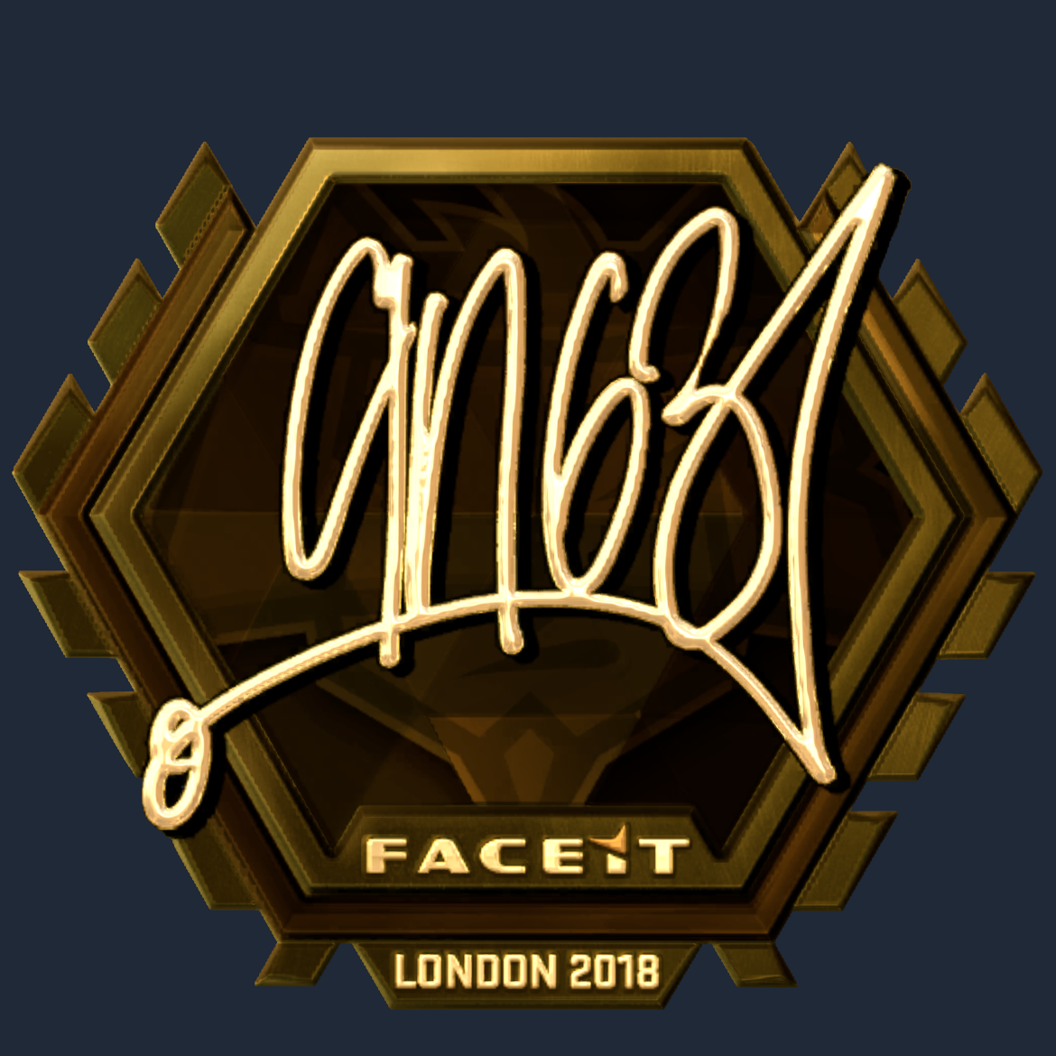 Sticker | ANGE1 (Gold) | London 2018 Screenshot
