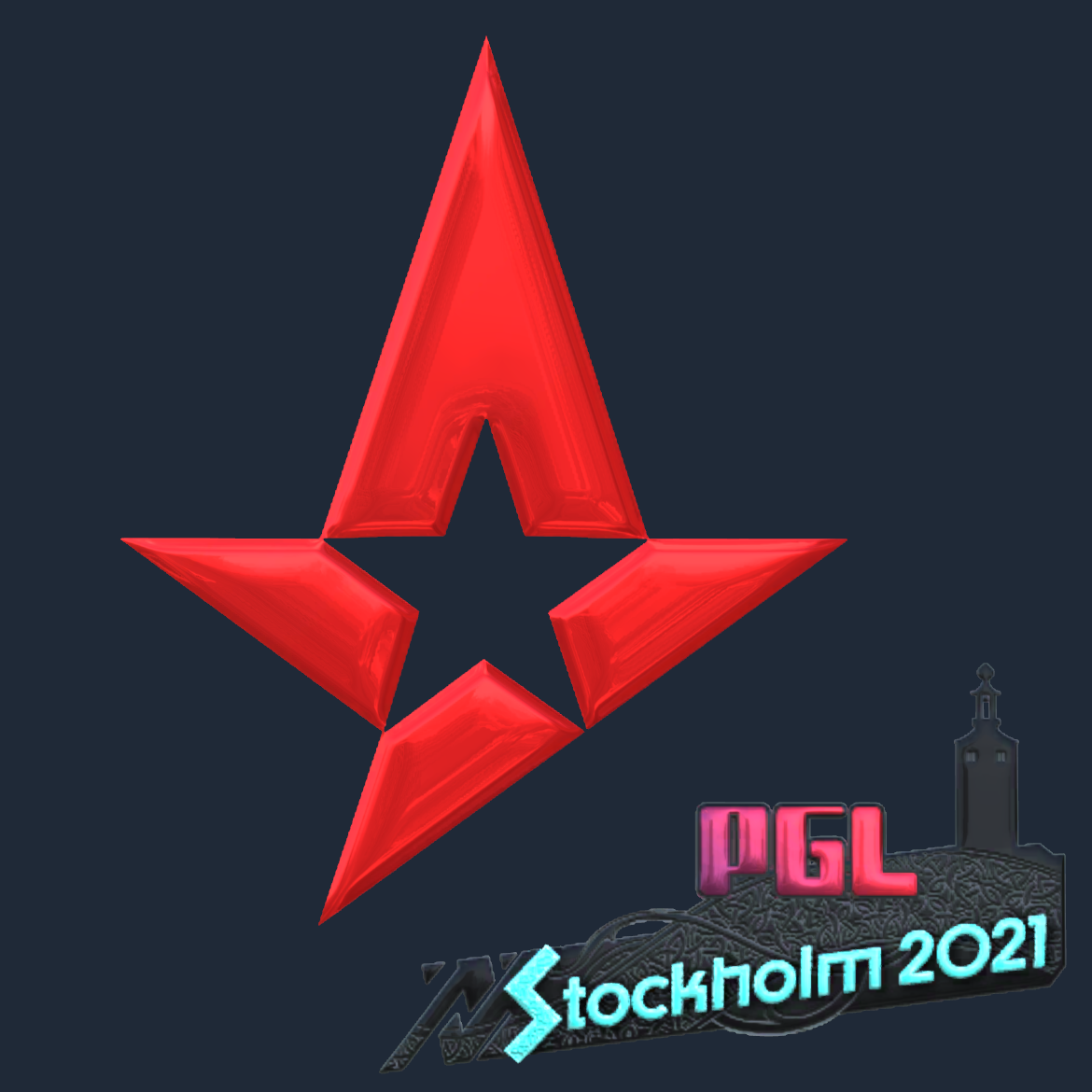 Sticker | Astralis (Foil) | Stockholm 2021 Screenshot