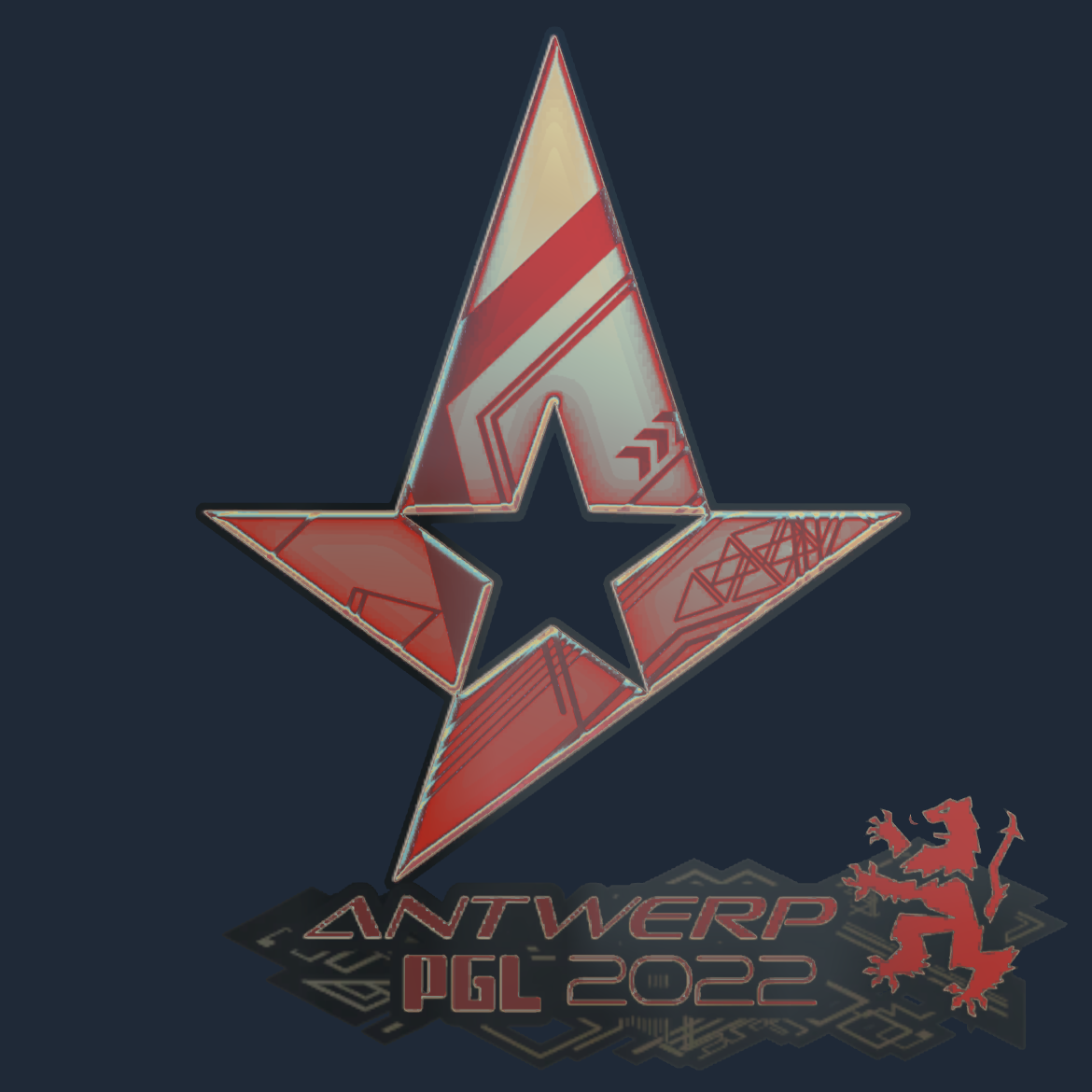 Sticker | Astralis (Holo) | Antwerp 2022 Screenshot