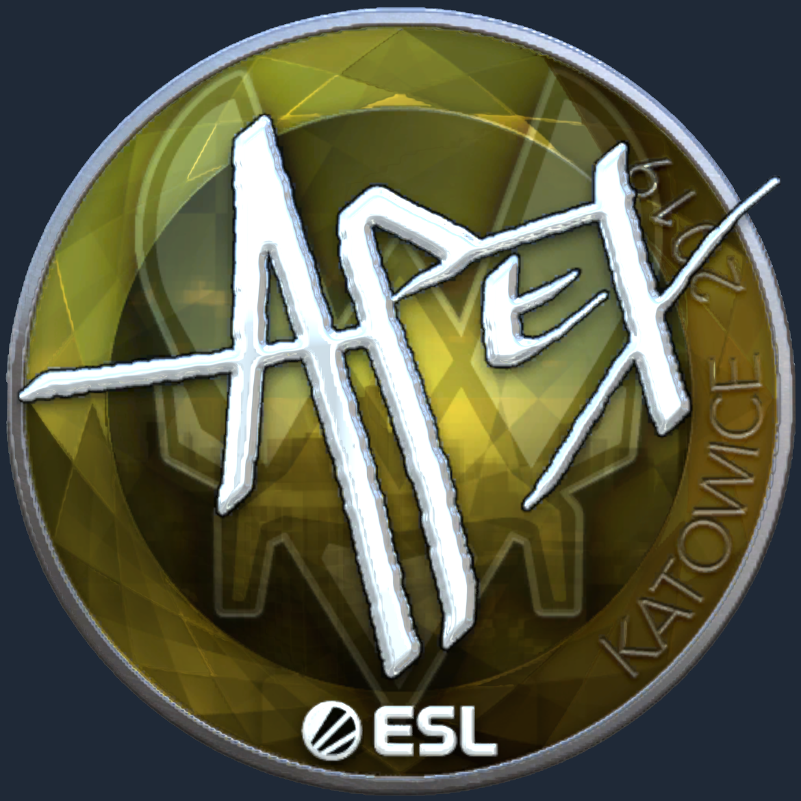 Sticker | apEX (Foil) | Katowice 2019 Screenshot