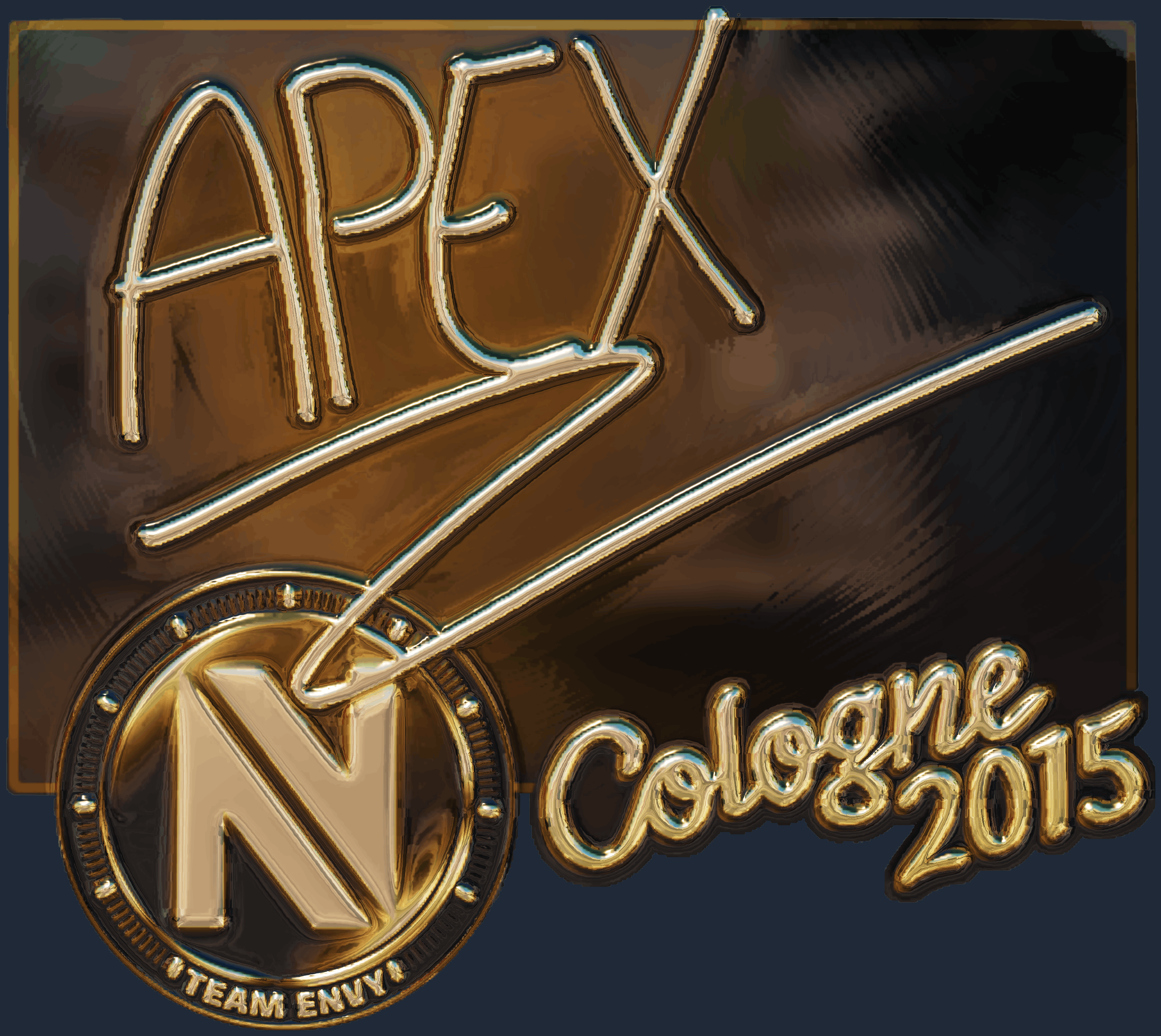 Sticker | apEX (Gold) | Cologne 2015 Screenshot