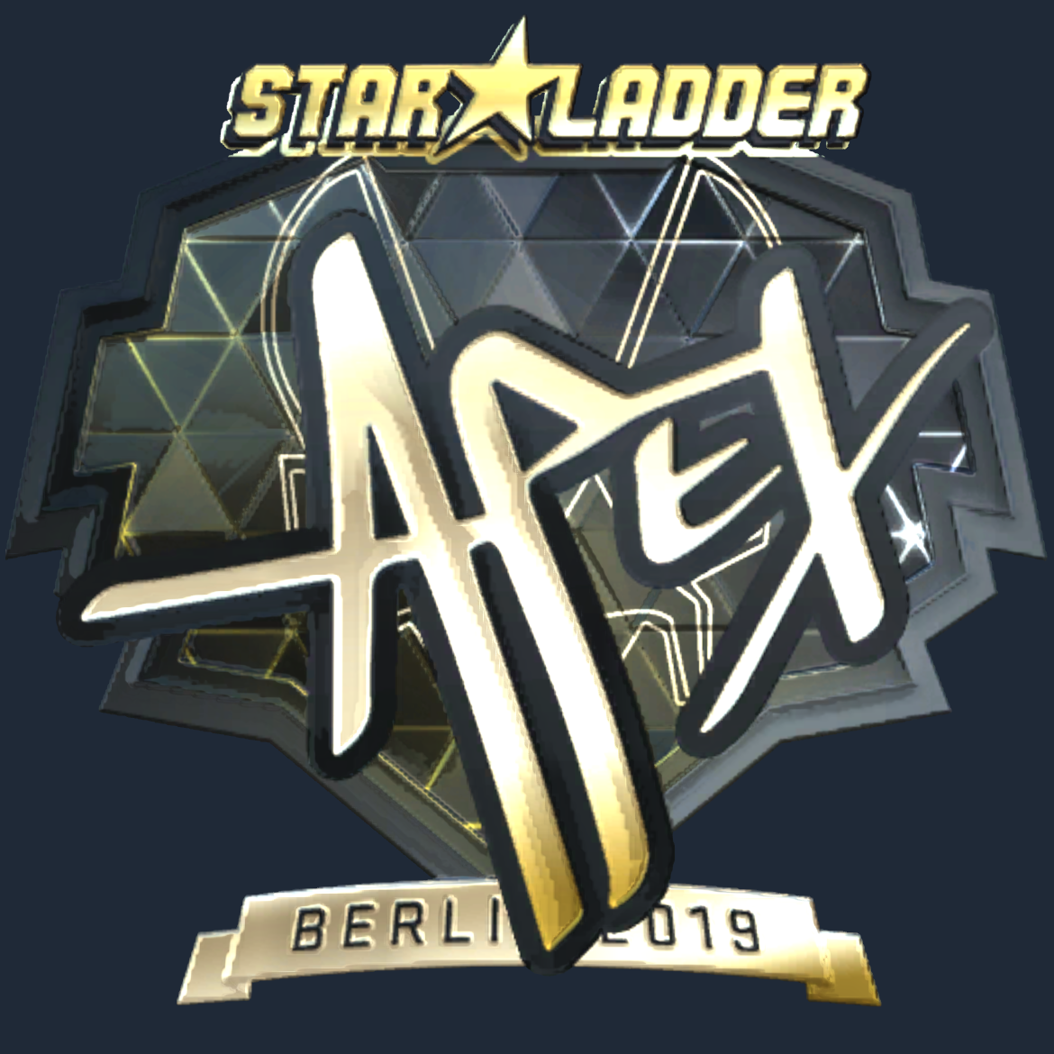Sticker | apEX (Gold) | Berlin 2019 Screenshot