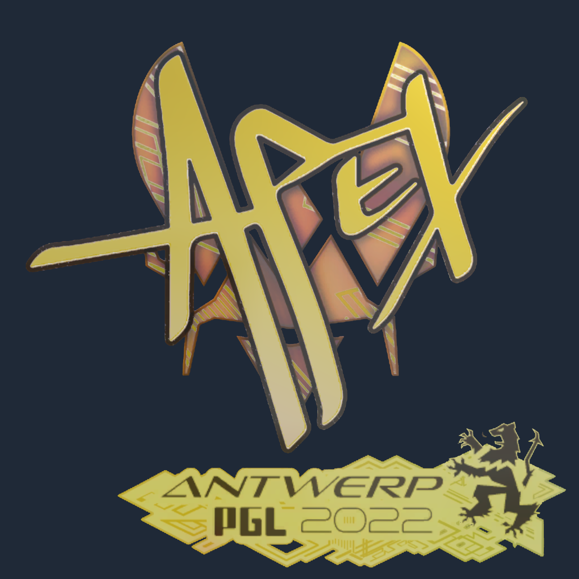 Sticker | apEX (Holo) | Antwerp 2022 Screenshot