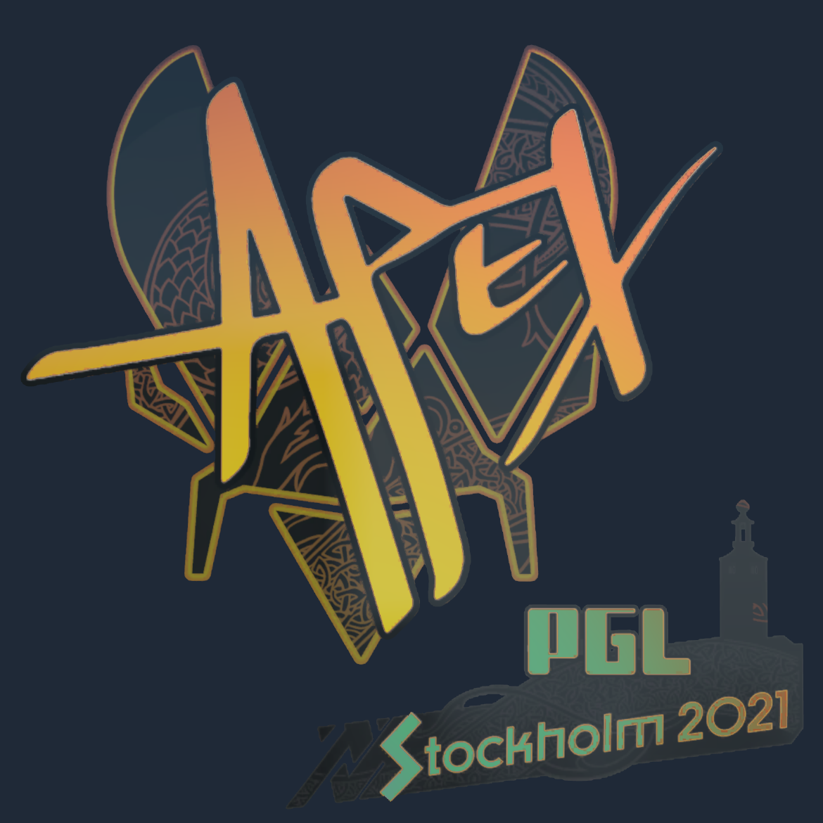 Sticker | apEX (Holo) | Stockholm 2021 Screenshot