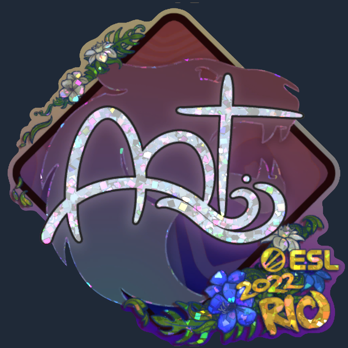 Sticker | arT (Glitter) | Rio 2022 Screenshot