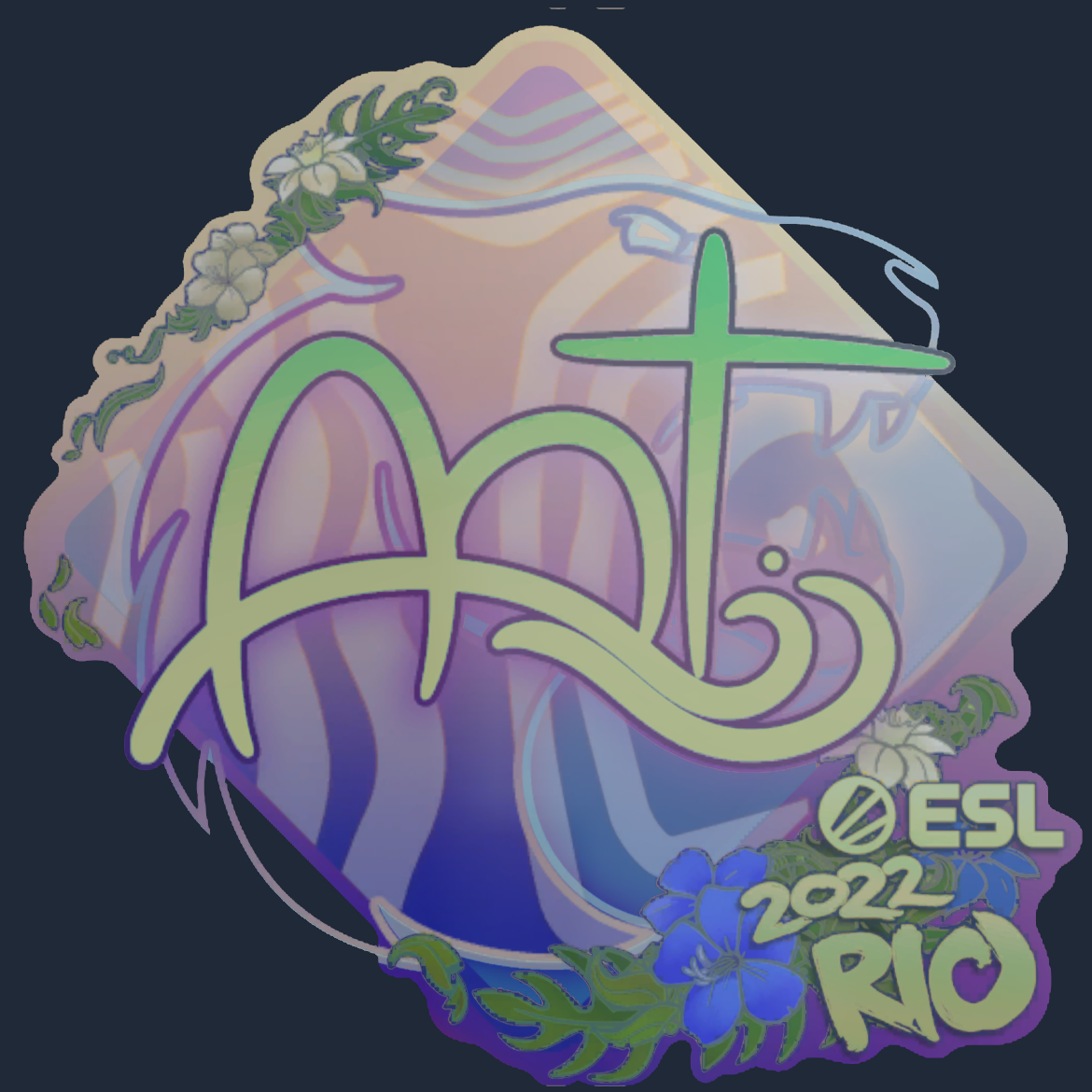 Sticker | arT (Holo) | Rio 2022 Screenshot