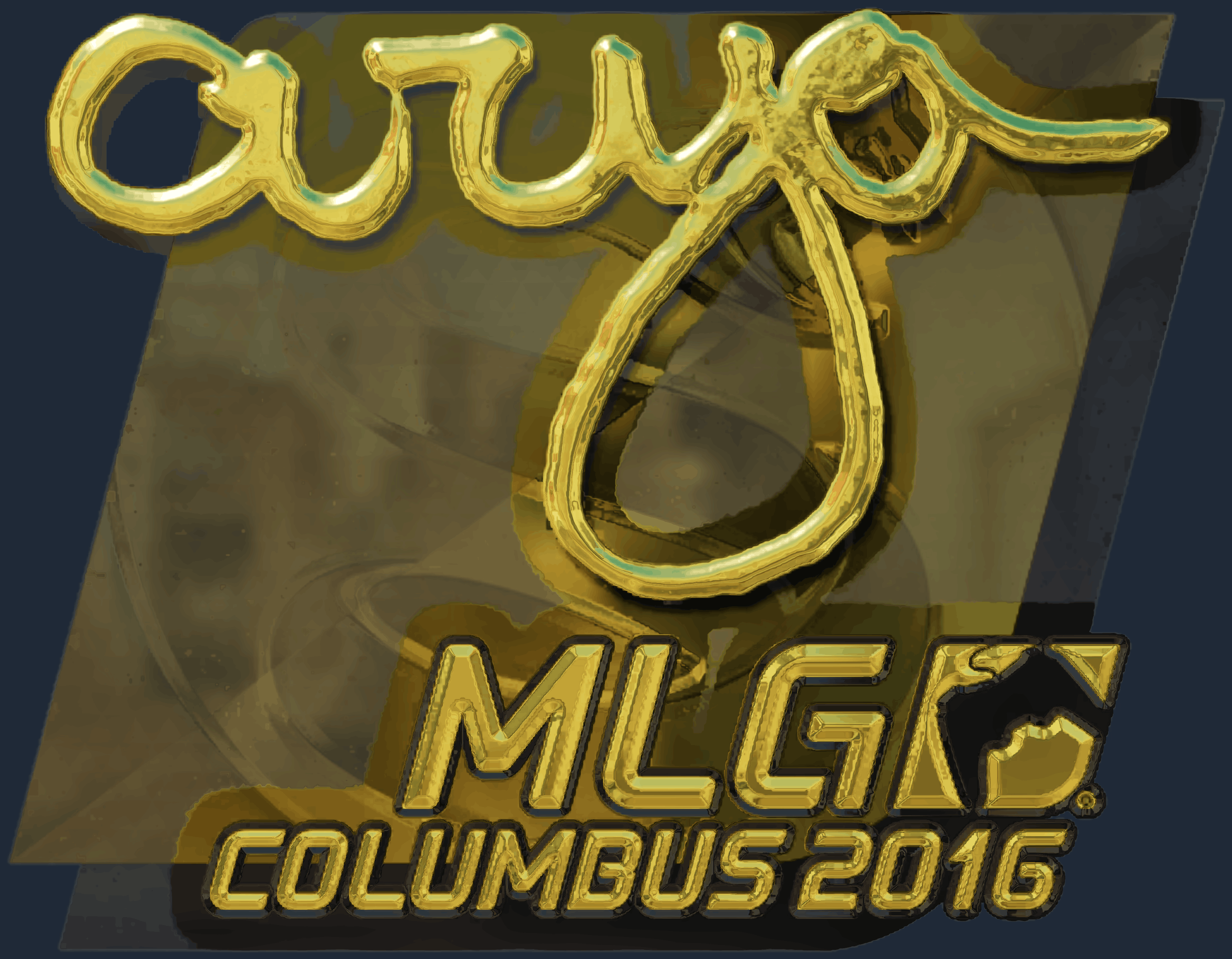 Sticker | arya (Gold) | MLG Columbus 2016 Screenshot