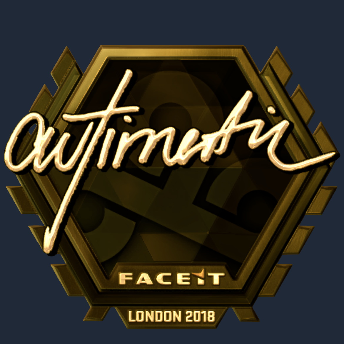 Sticker | autimatic (Gold) | London 2018 Screenshot