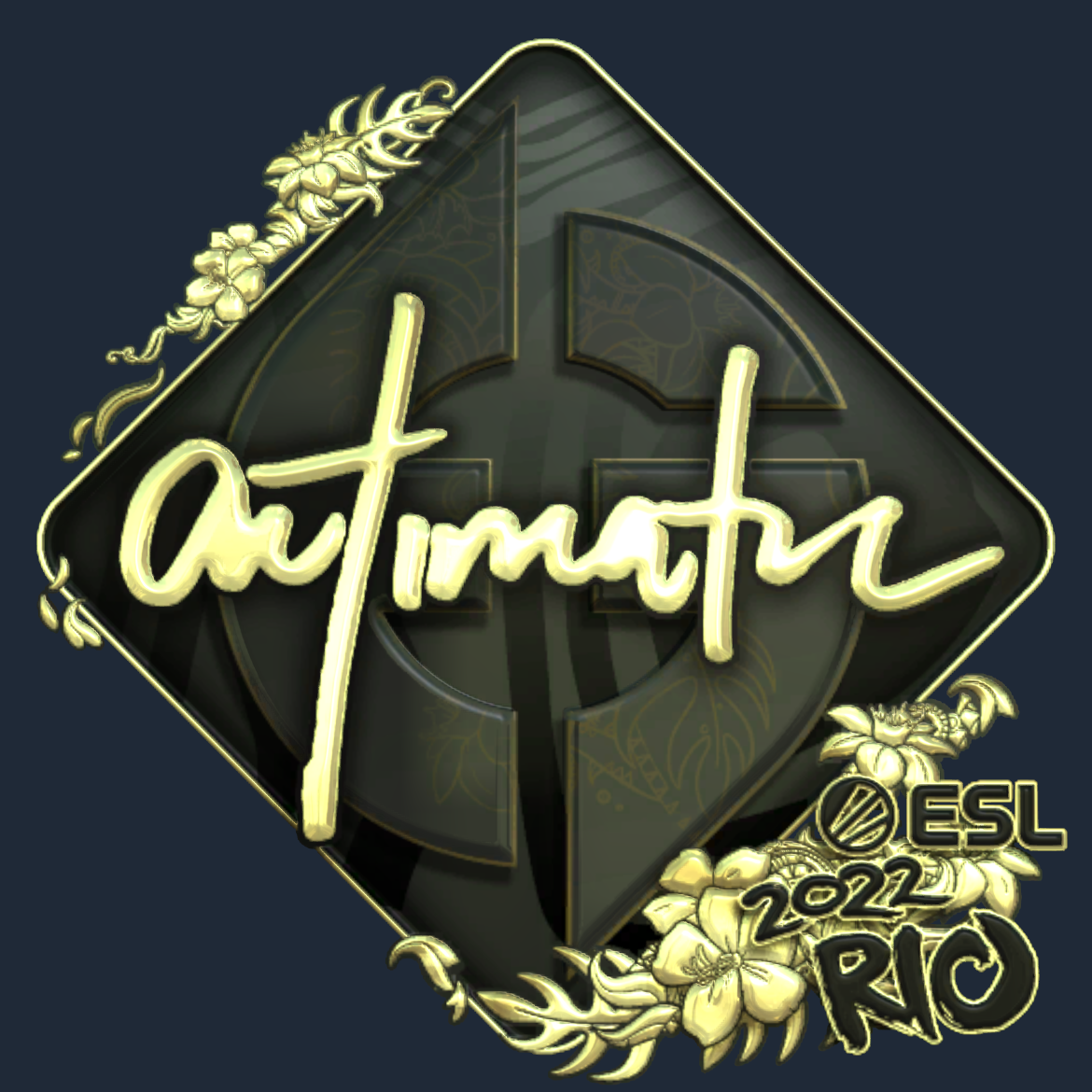 Sticker | autimatic (Gold) | Rio 2022 Screenshot