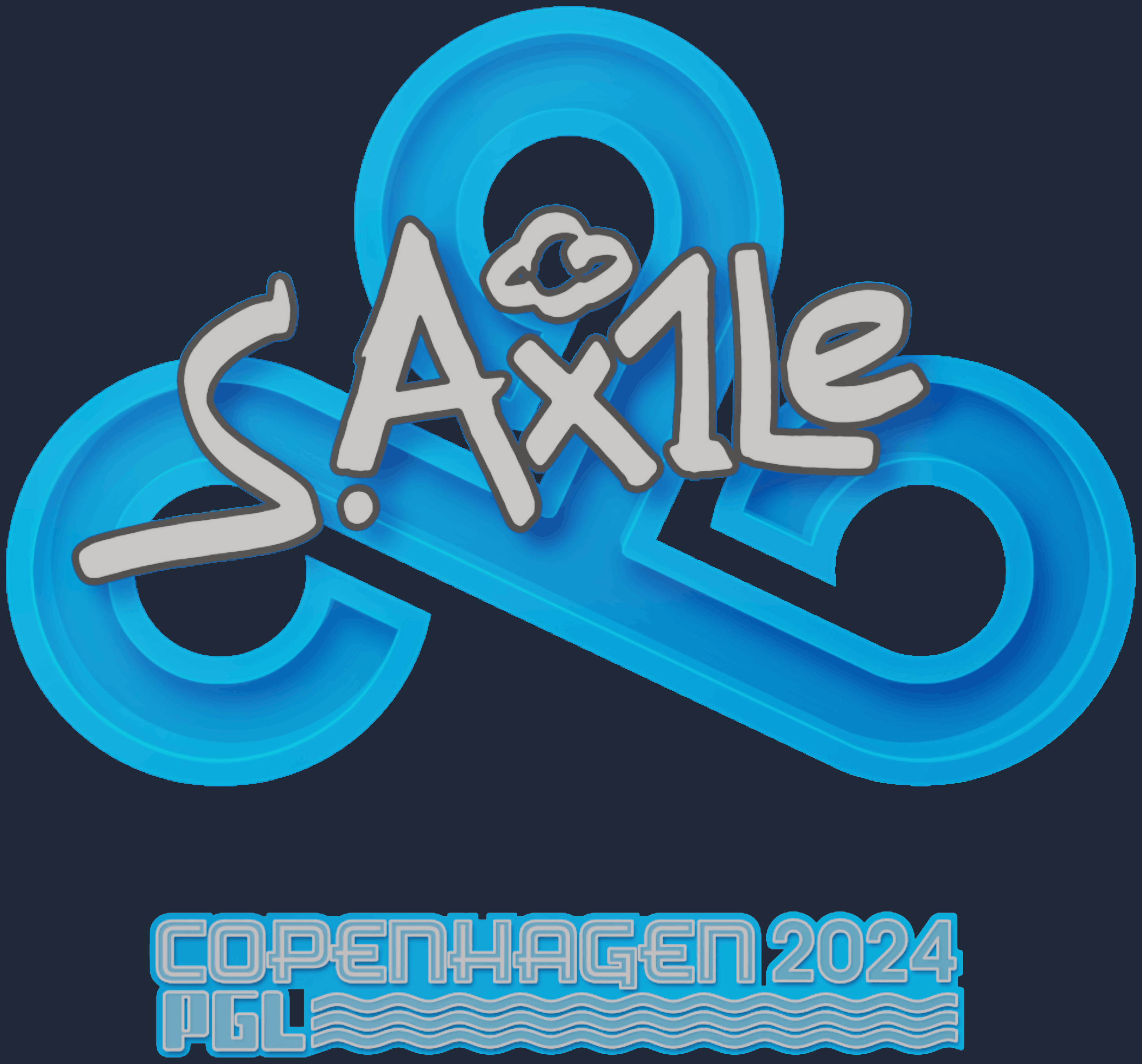 Sticker | Ax1Le | Copenhagen 2024 Screenshot