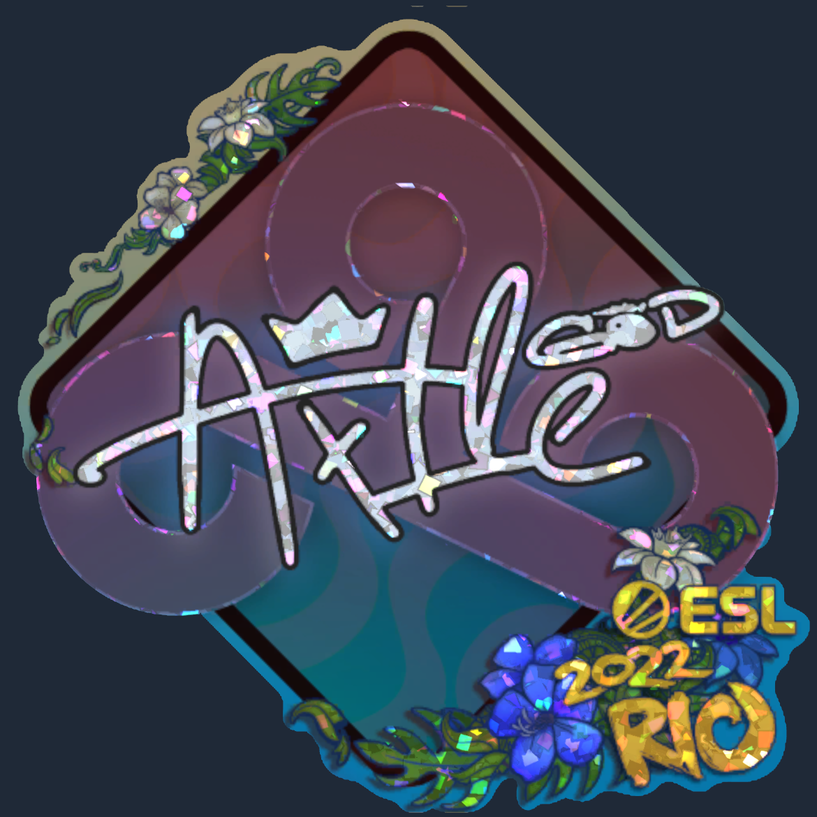 Sticker | Ax1Le (Glitter) | Rio 2022 Screenshot