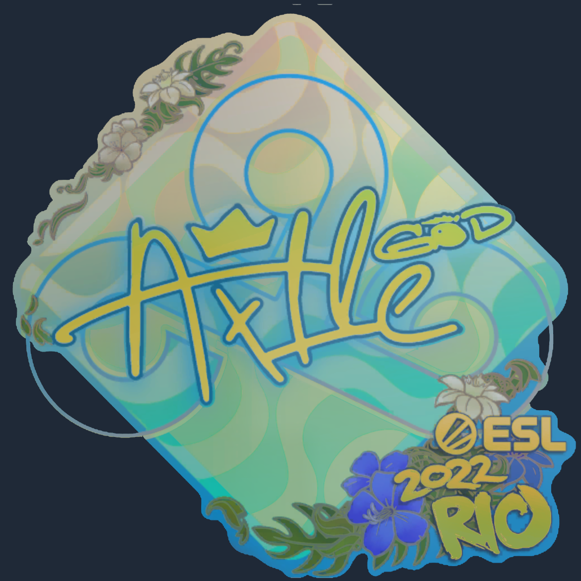 Sticker | Ax1Le (Holo) | Rio 2022 Screenshot