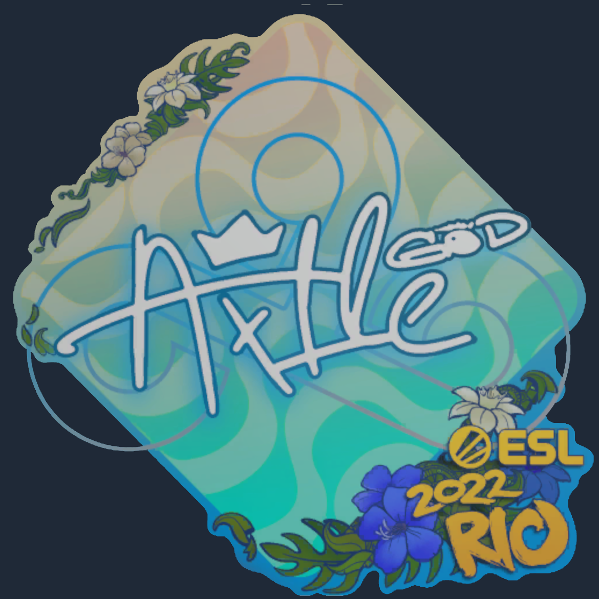 Sticker | Ax1Le | Rio 2022 Screenshot
