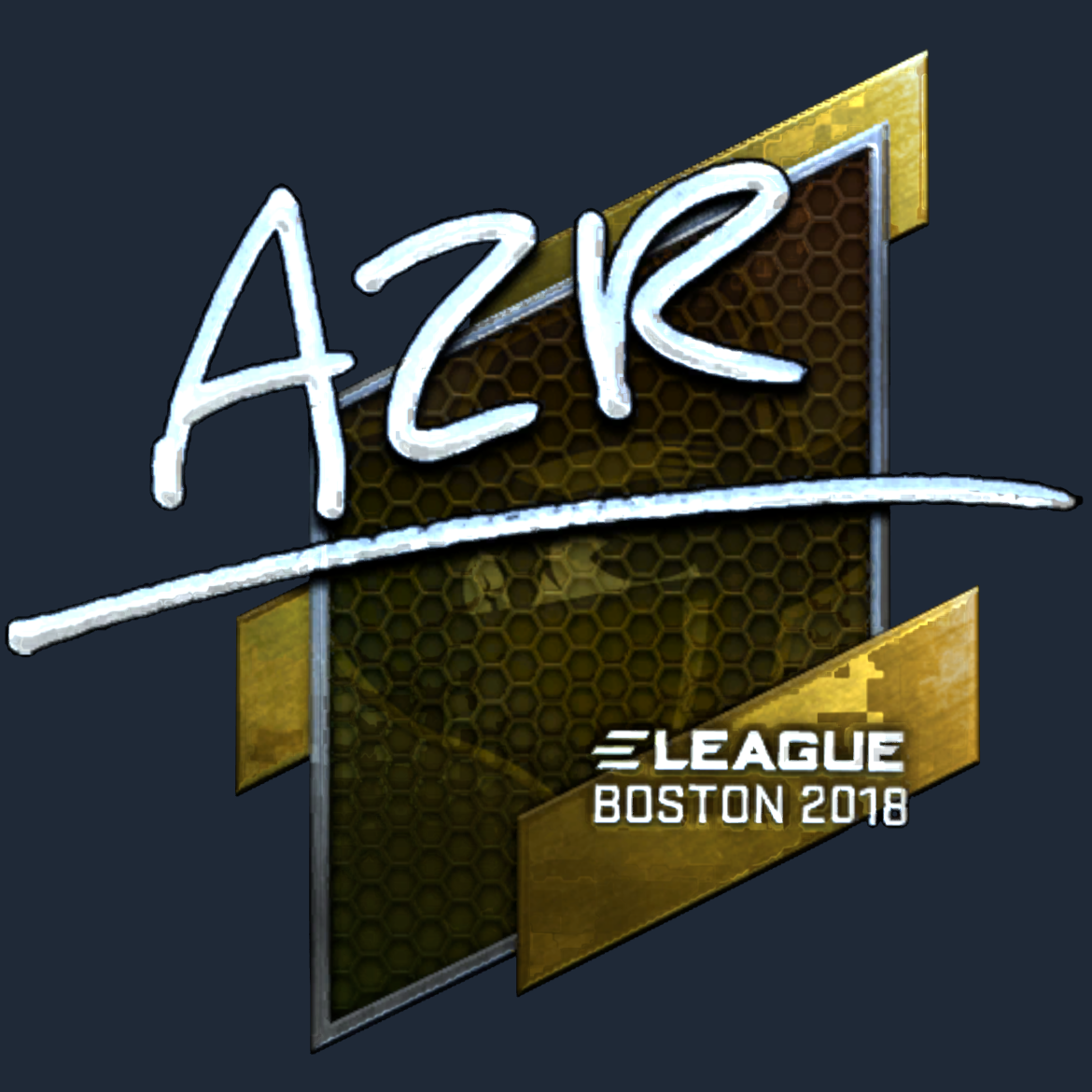 Sticker | AZR (Foil) | Boston 2018 Screenshot