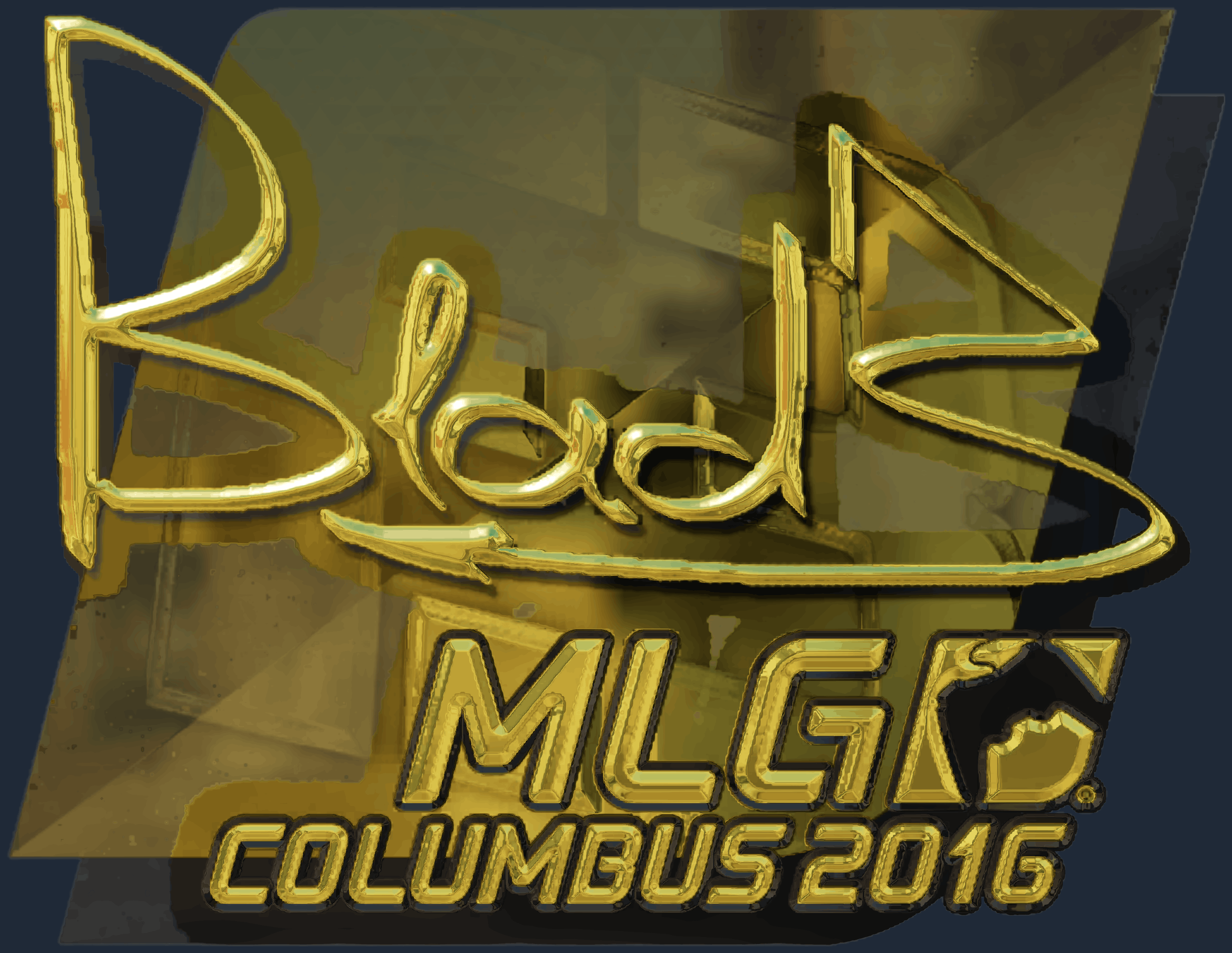 Sticker | B1ad3 (Gold) | MLG Columbus 2016 Screenshot