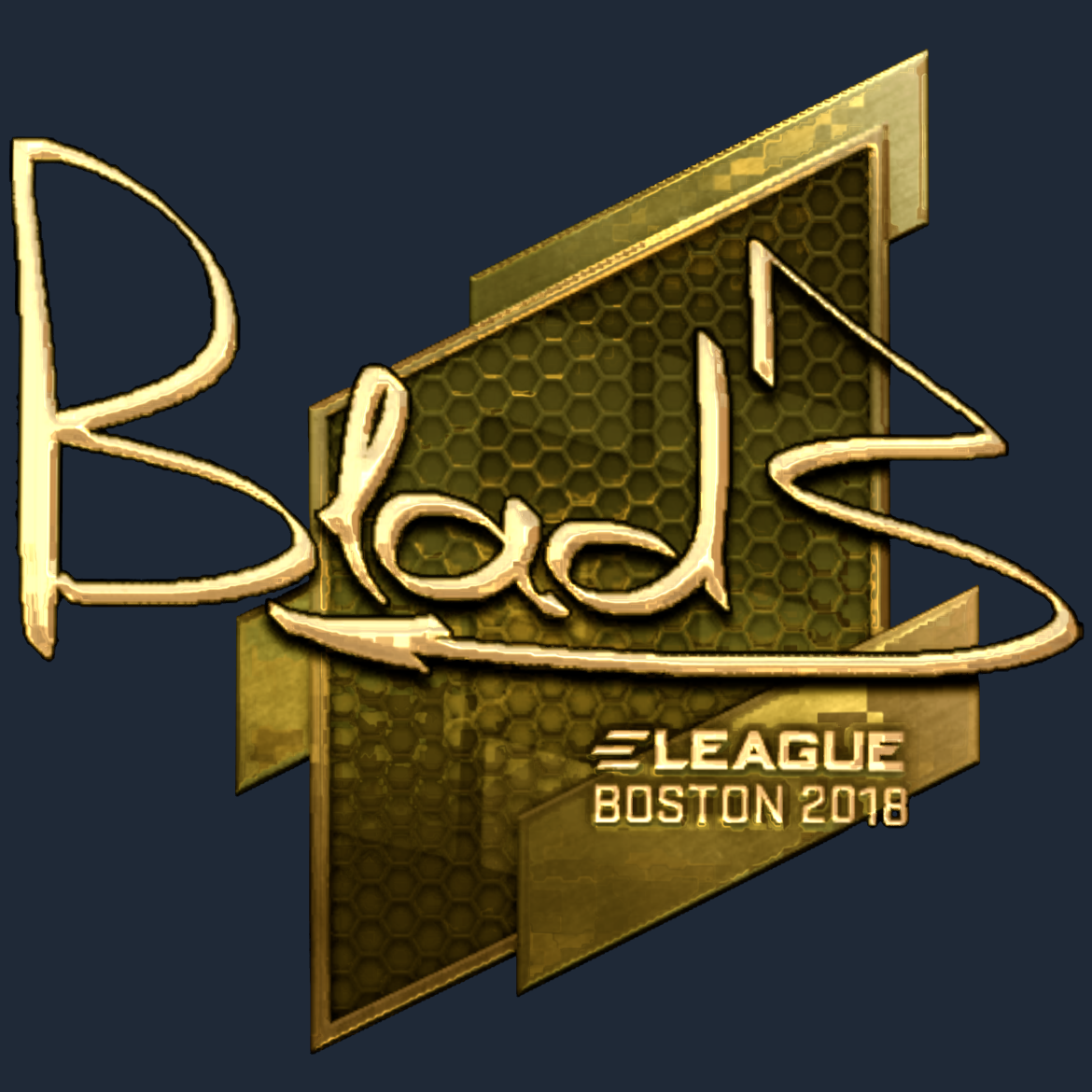 Sticker | B1ad3 (Gold) | Boston 2018 Screenshot
