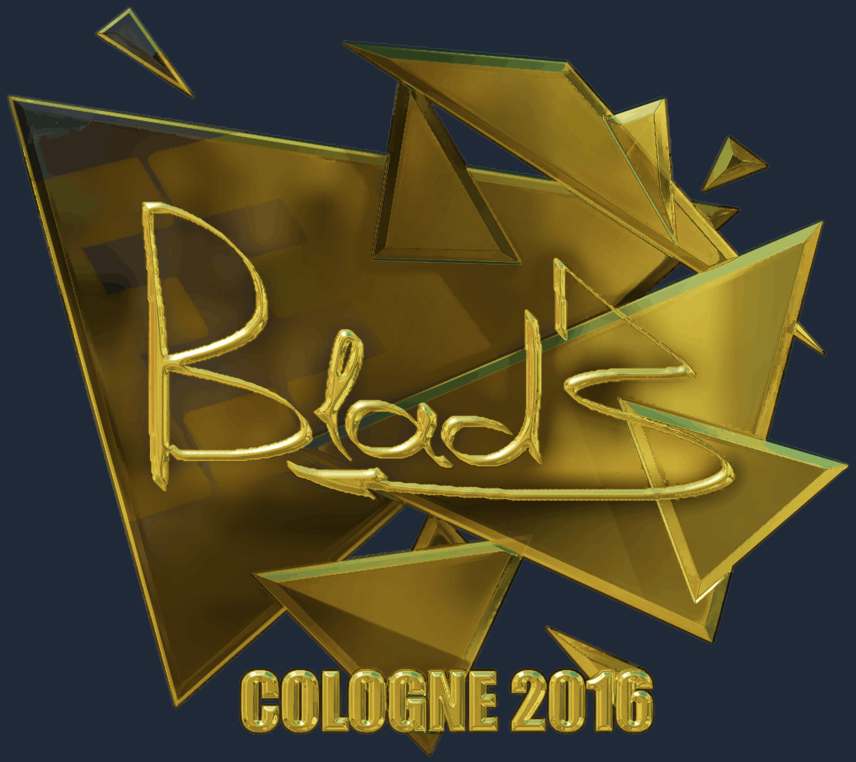 Sticker | B1ad3 (Gold) | Cologne 2016 Screenshot