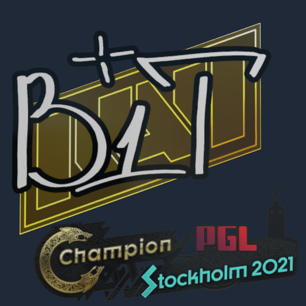 Sticker | b1t | Stockholm 2021 Screenshot