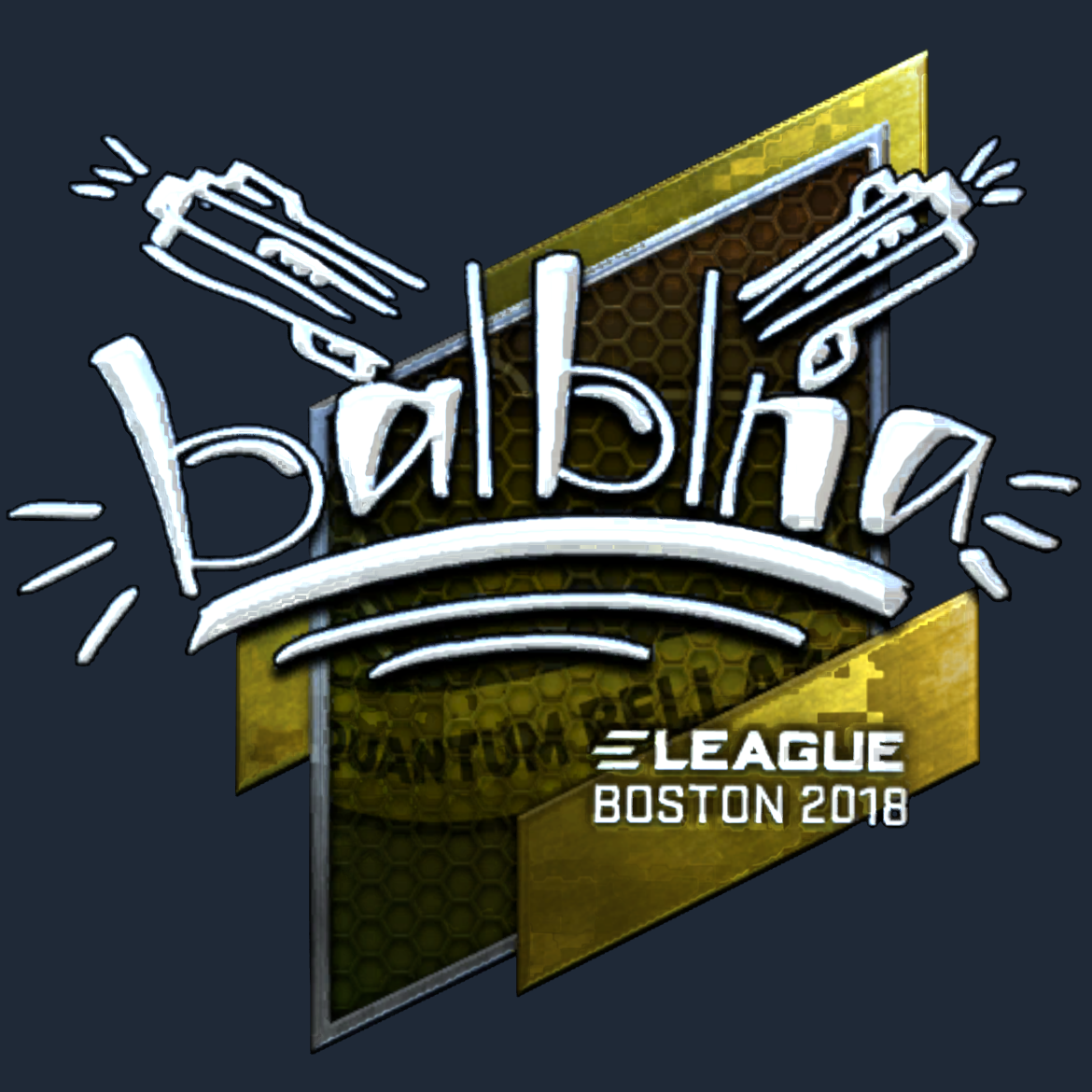 Sticker | balblna (Foil) | Boston 2018 Screenshot