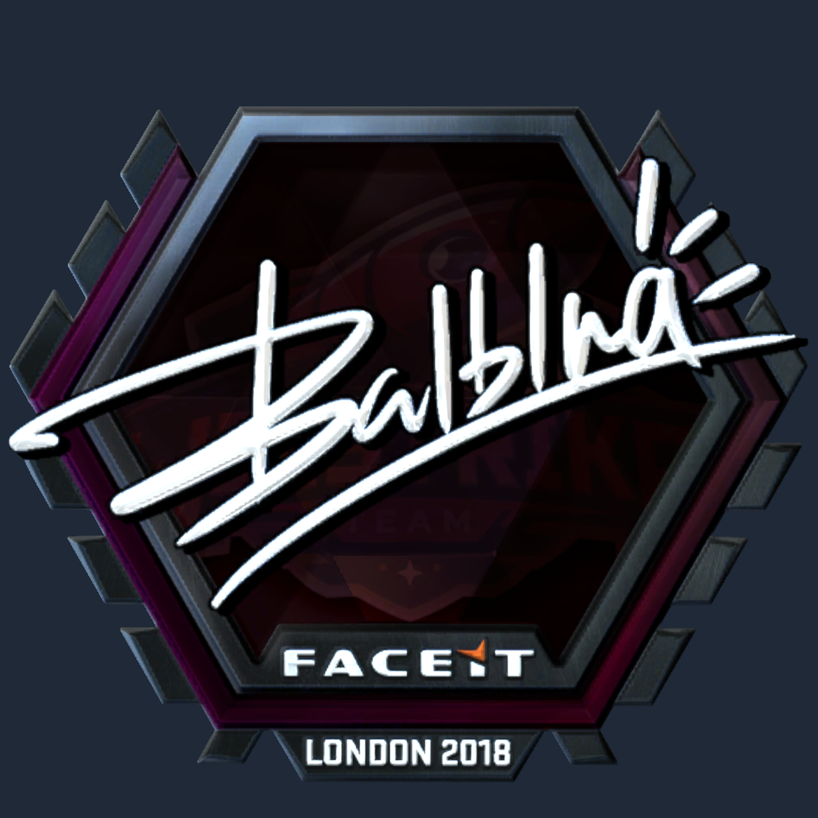 Sticker | balblna (Foil) | London 2018 Screenshot
